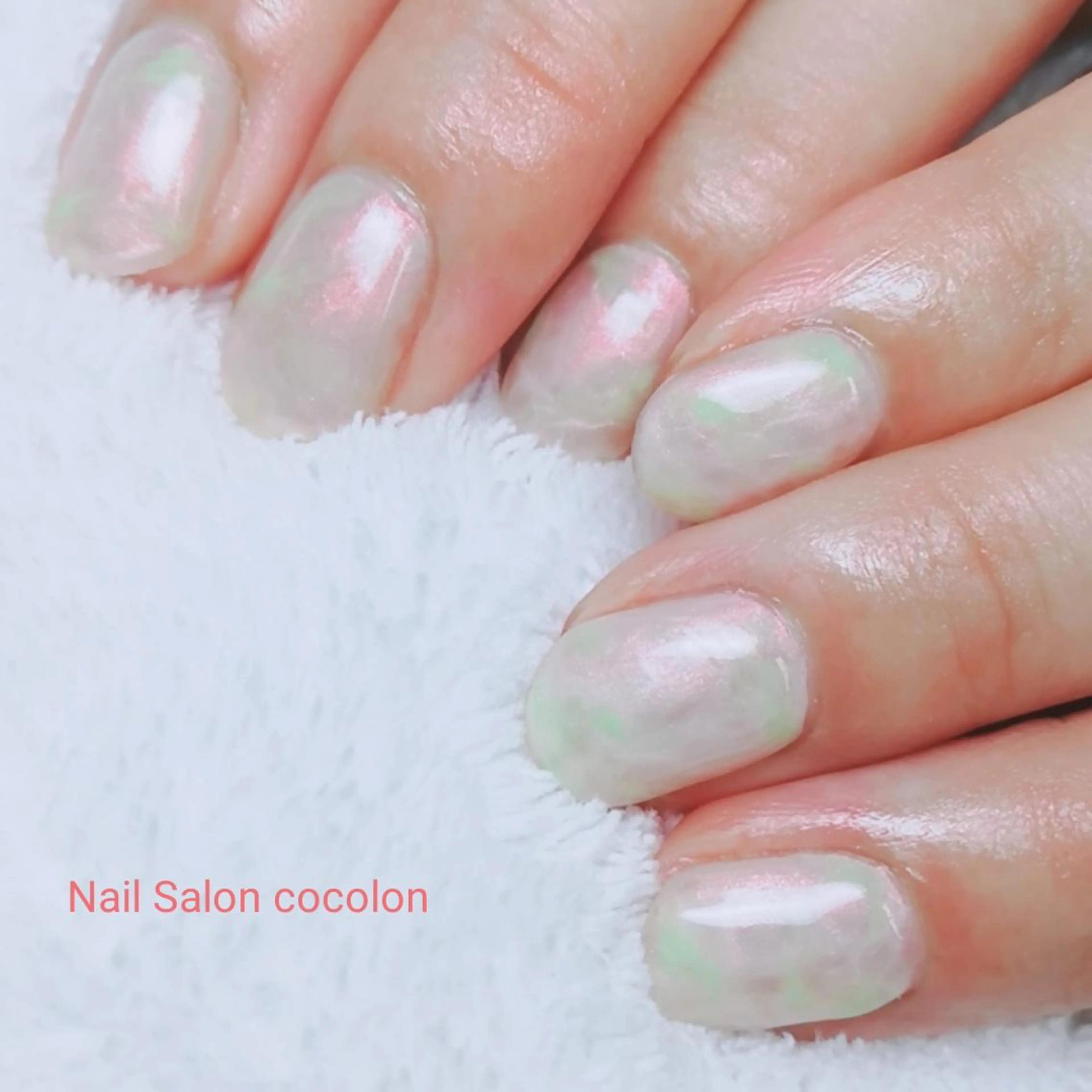 ネイル 大理石ネイル(マーブル) 柴崎 美幸のネイルデザイン