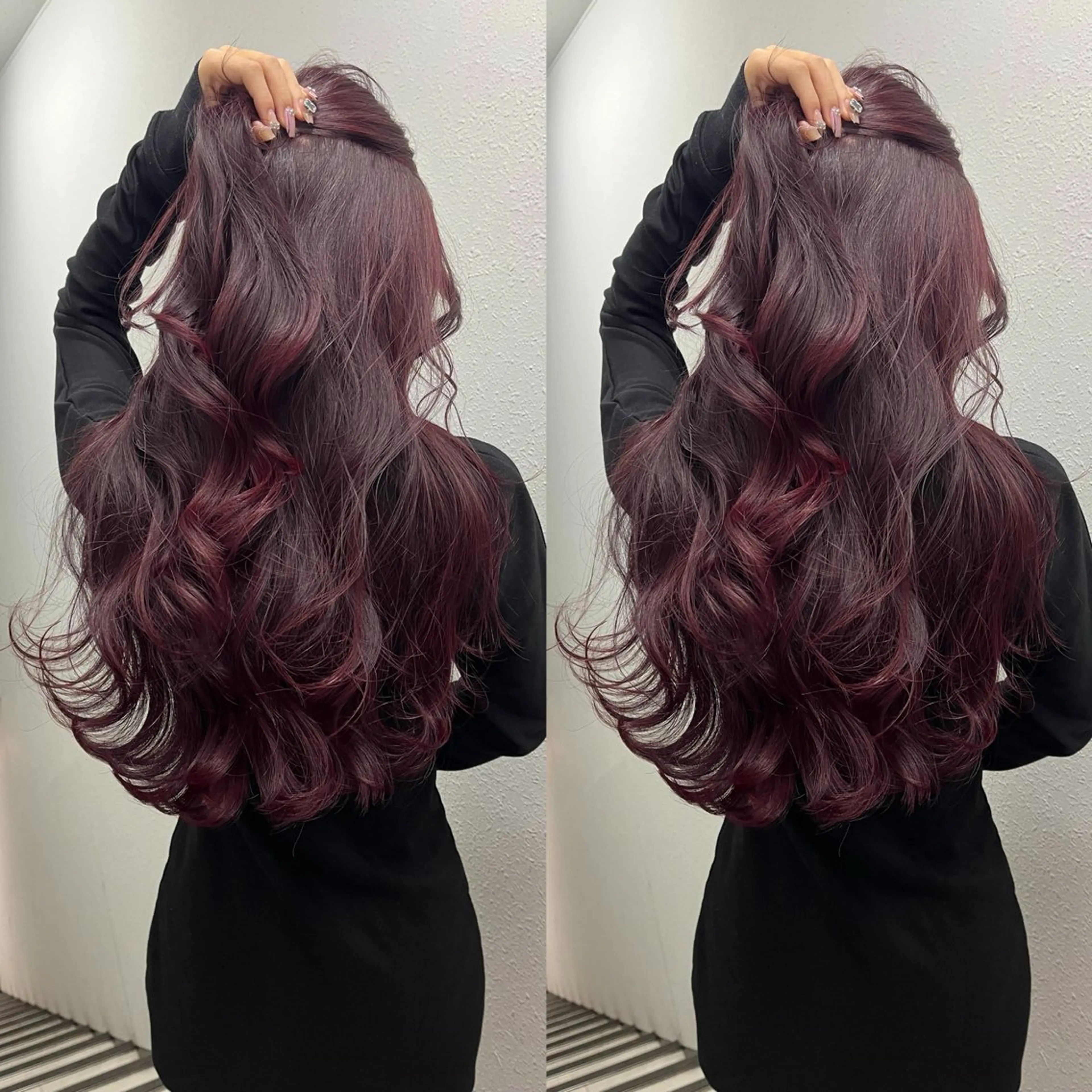 ロング カット ヘアカラー トリートメント 💗レイヤーショート ボブ艶髪/竜也💗のヘアスタイル