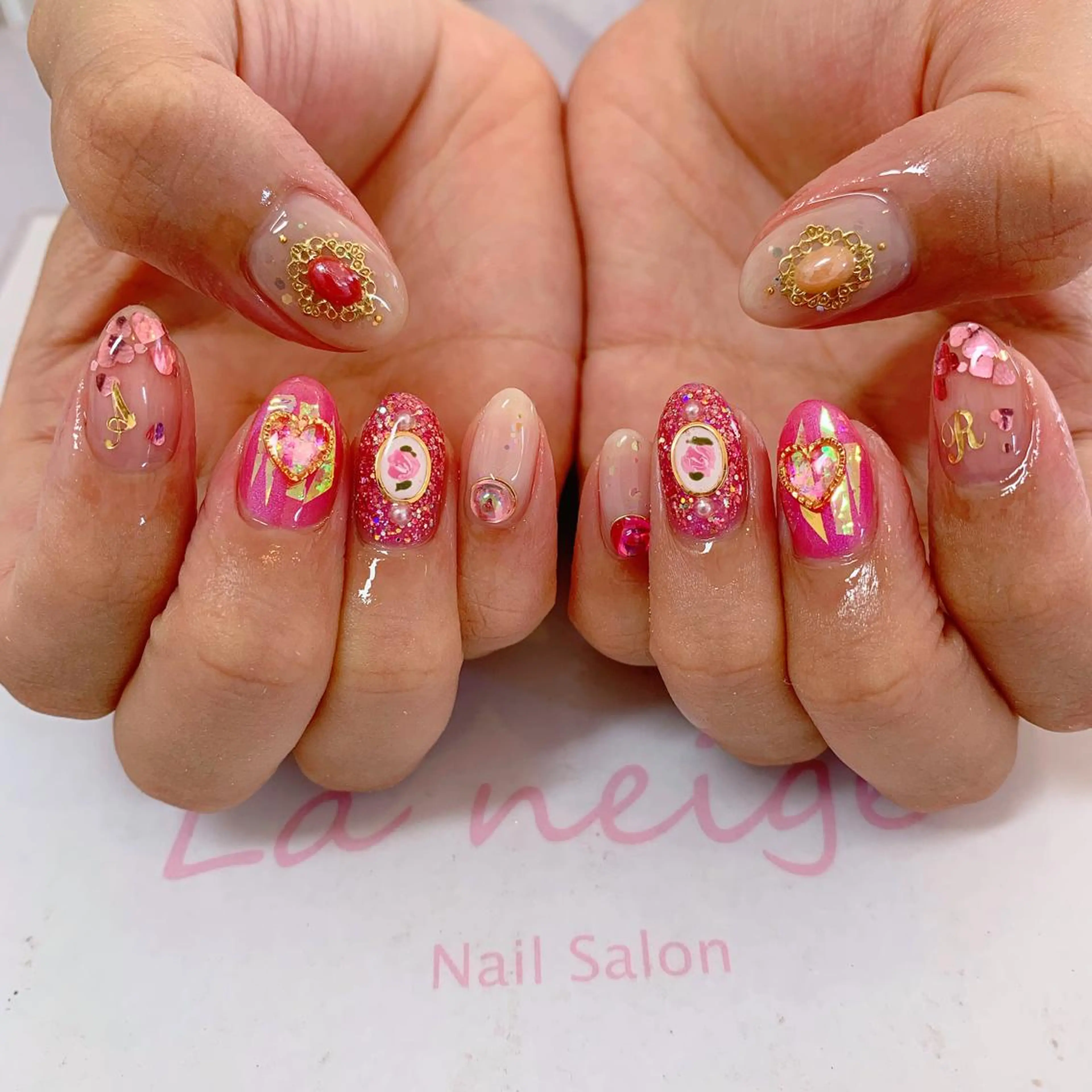 ネイル La neige* yuki 🥯🍑のネイルデザイン