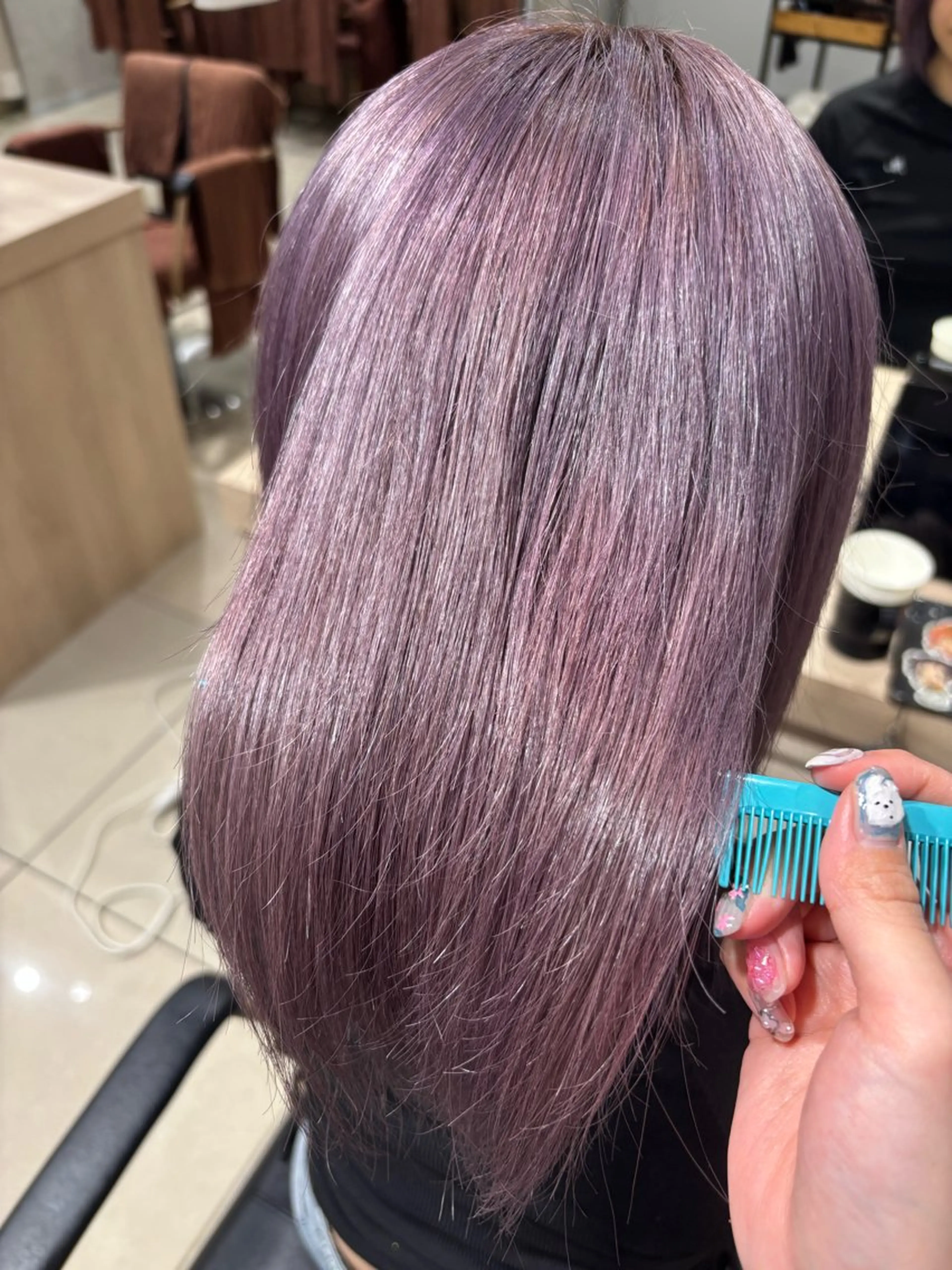 セミロング トリートメント 🍒カラー/縮毛🍒 こばるのヘアスタイル