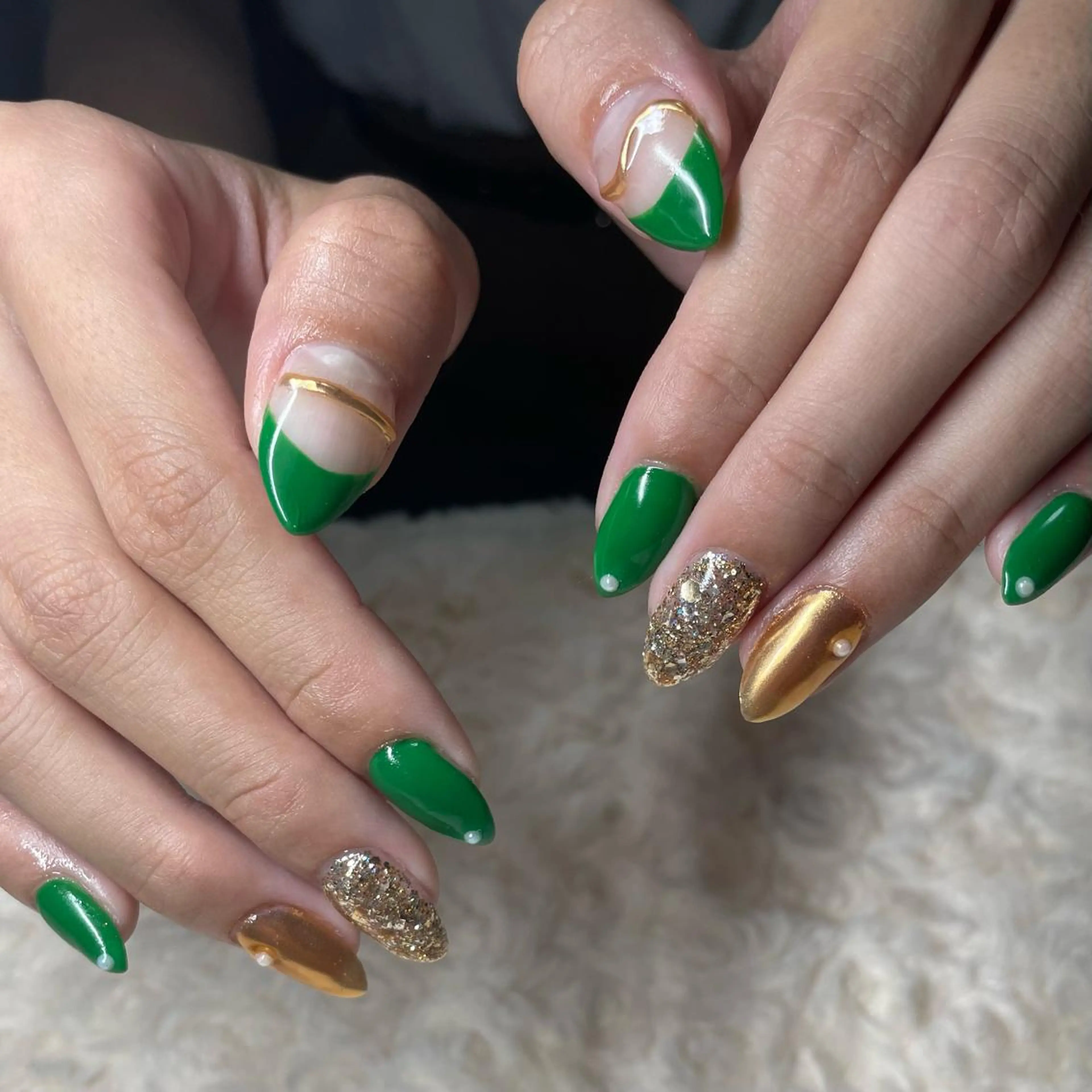 ネイル ハンドネイル 黒川 実祐のネイルデザイン