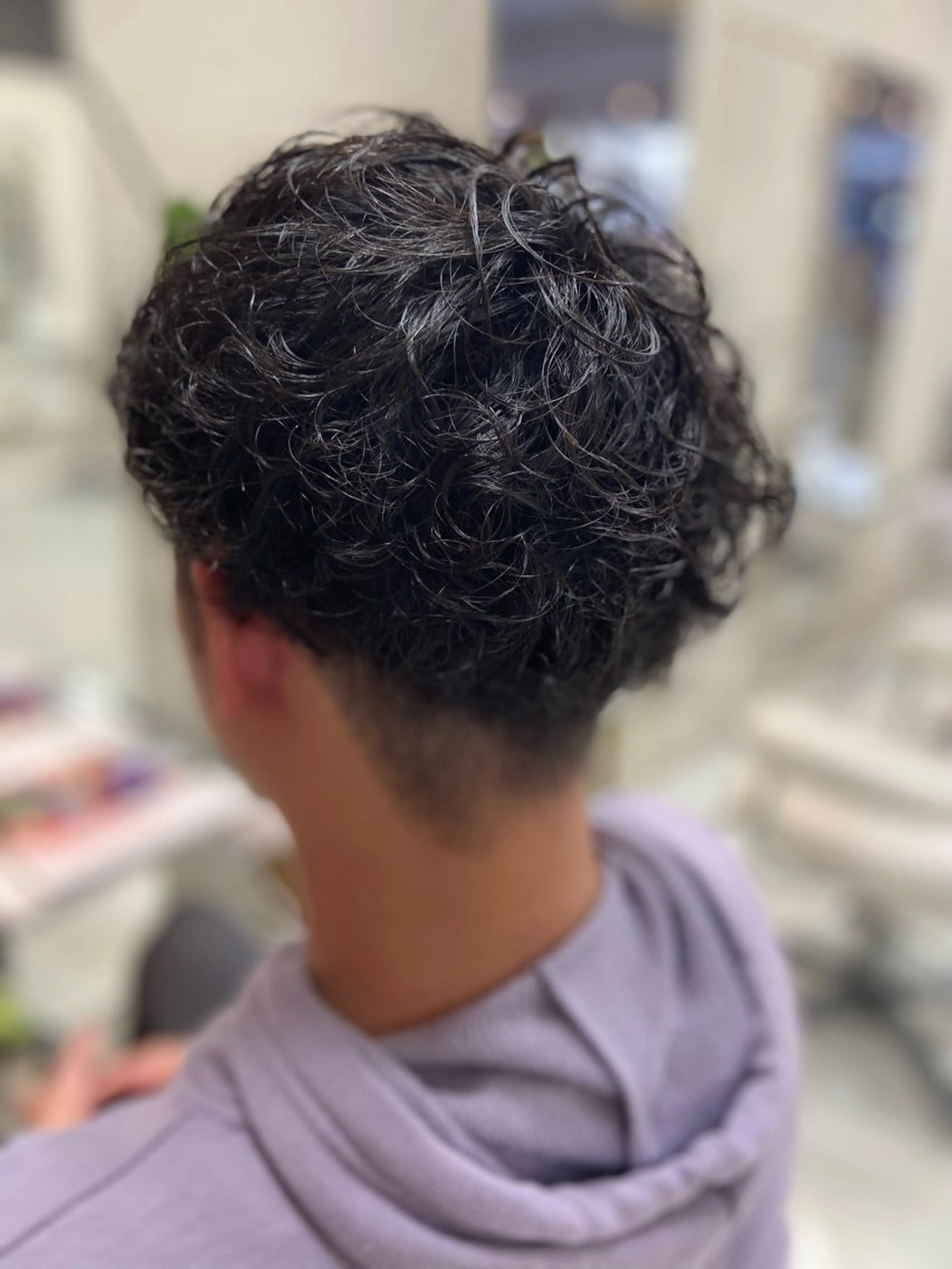 パーマ メンズ カット パーマ 菊地 美憂のヘアスタイル