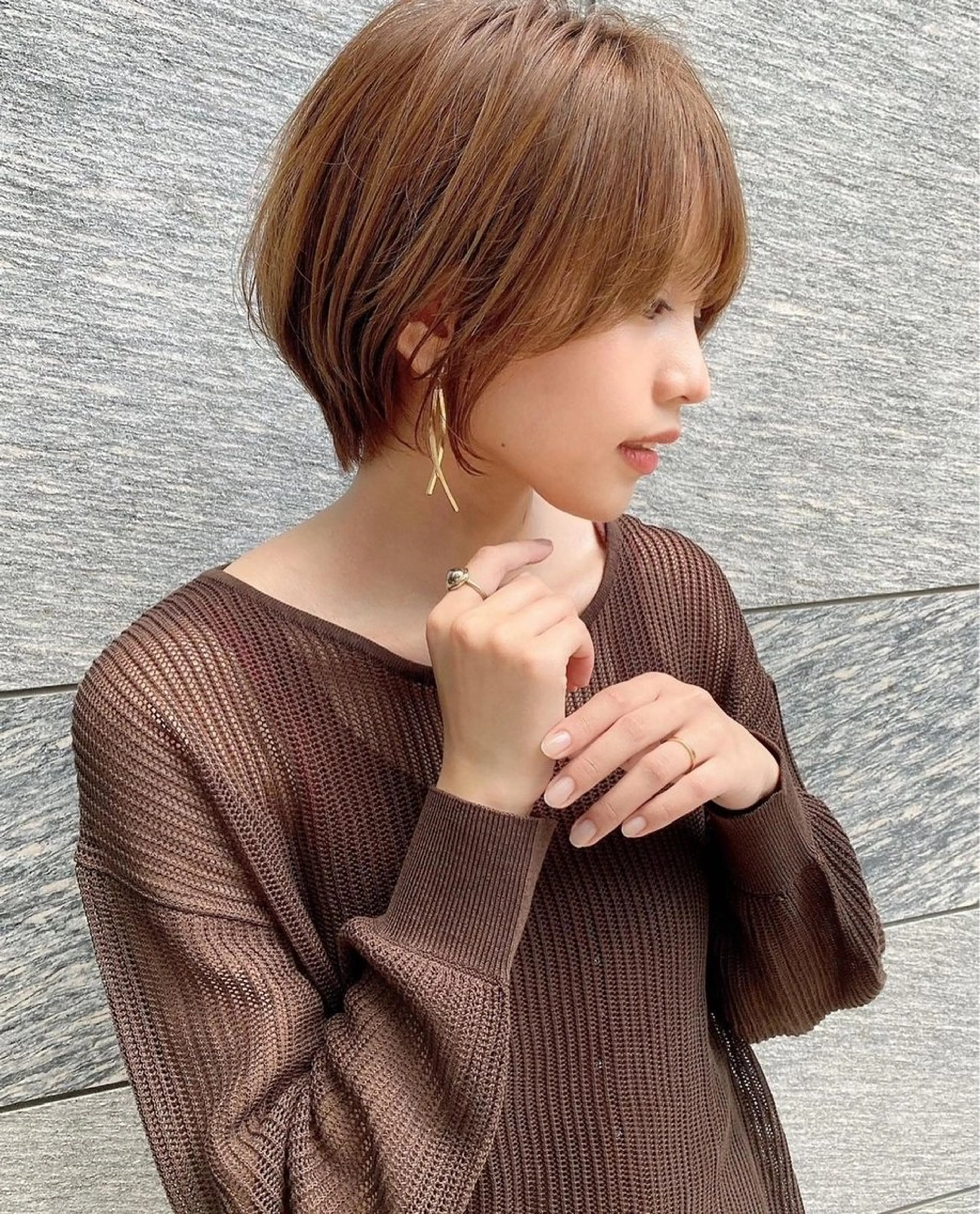 ショート カラー カット ヘアカラー トリートメント 韓国ヘア/髪質改善 /Harunaのヘアスタイル