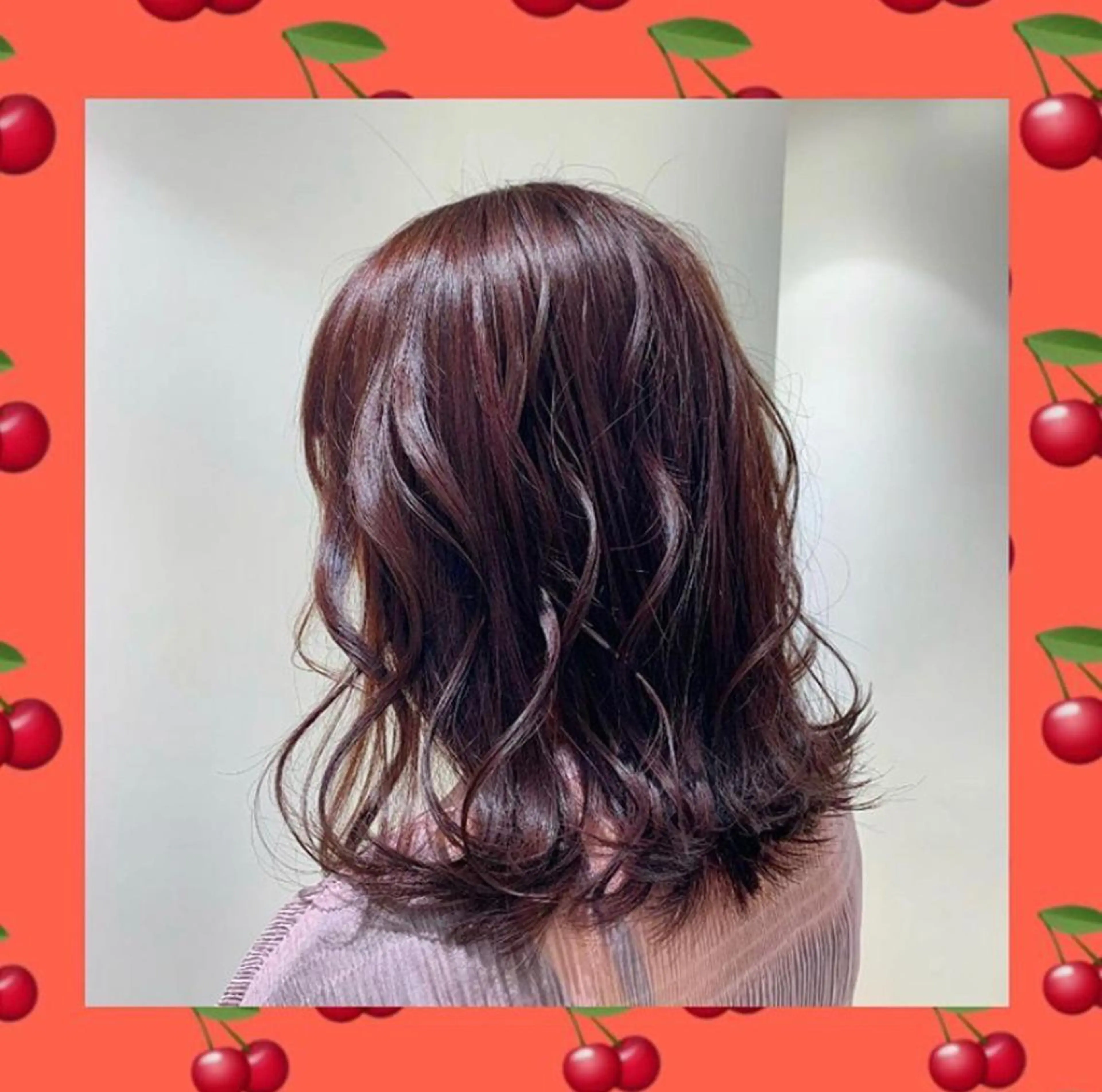 ミディアム カラー ヘアアレンジ レッドカラー 渋谷韓国ヘア🇰🇷 SAYAKA🩶ᩚのヘアスタイル