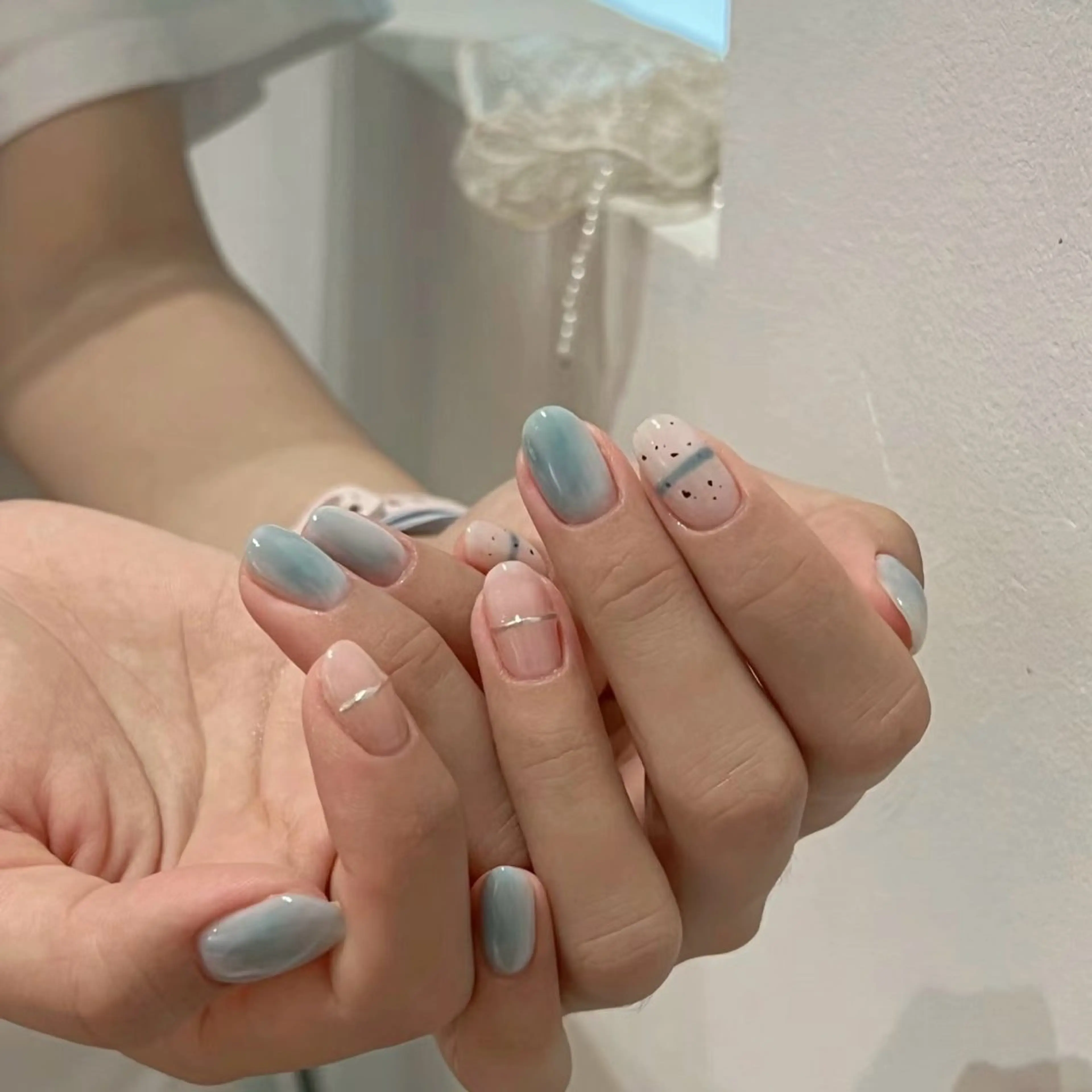 ネイル ハンドネイル By moonネイル 🌷ワンホン/韓国風のネイルデザイン