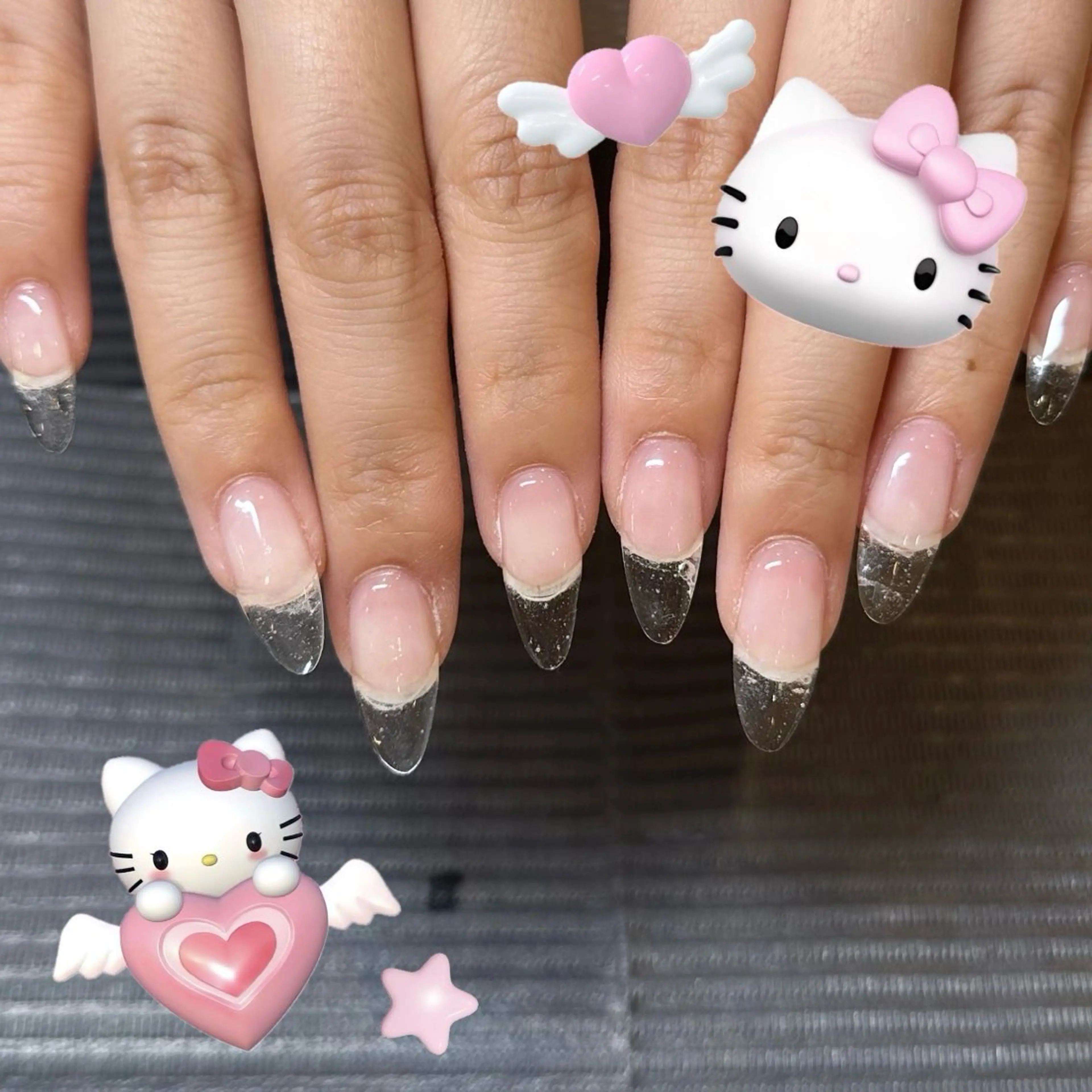 ⚠️現在募集していません🙇🏻♀️ モデル様価格‼️✨ハードジェル10本長さ出し🎀💞🩷️の写真