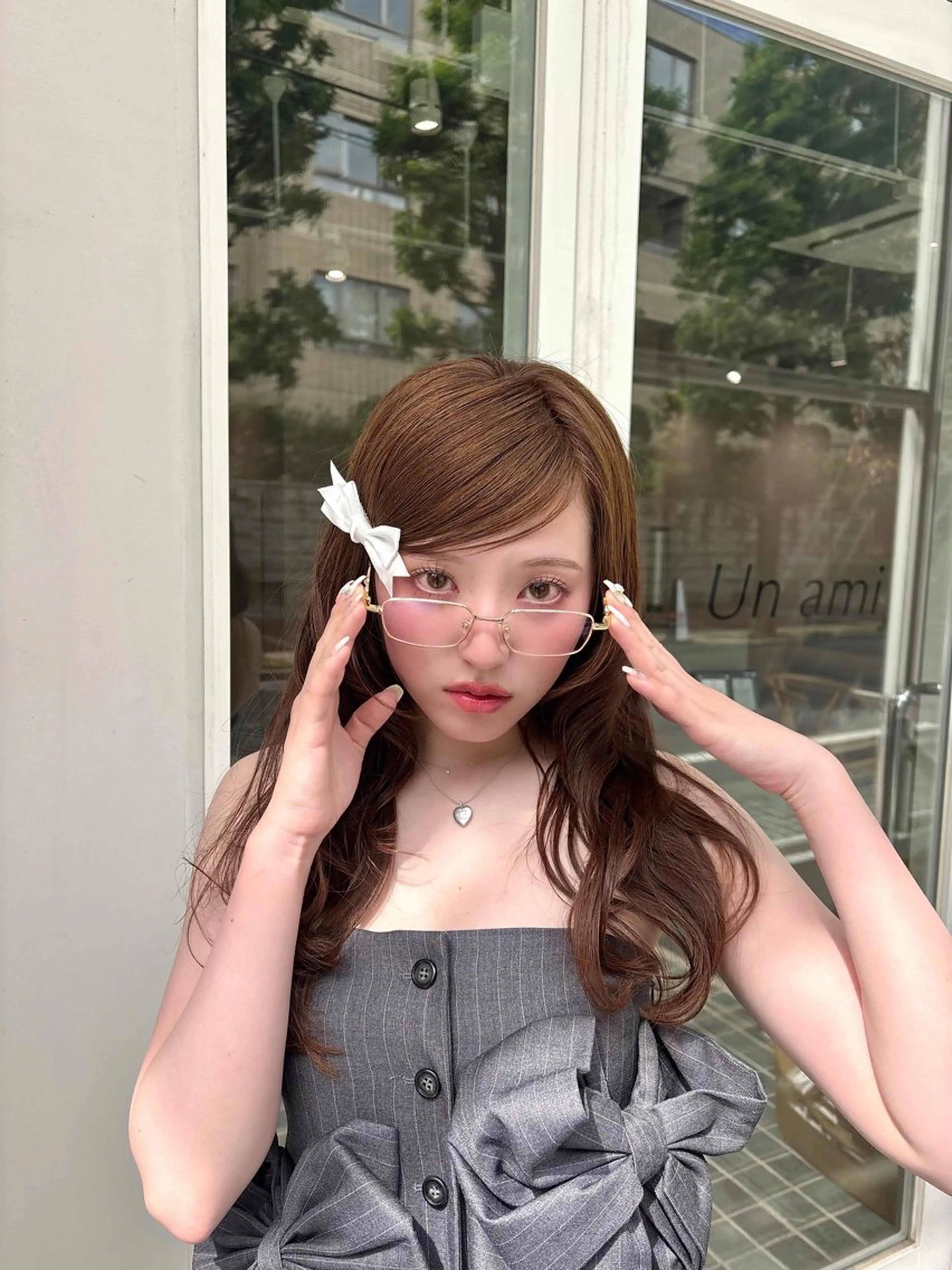 ロング Unami shibuya所属・Unami 渋谷 Mayukiのヘアスタイル