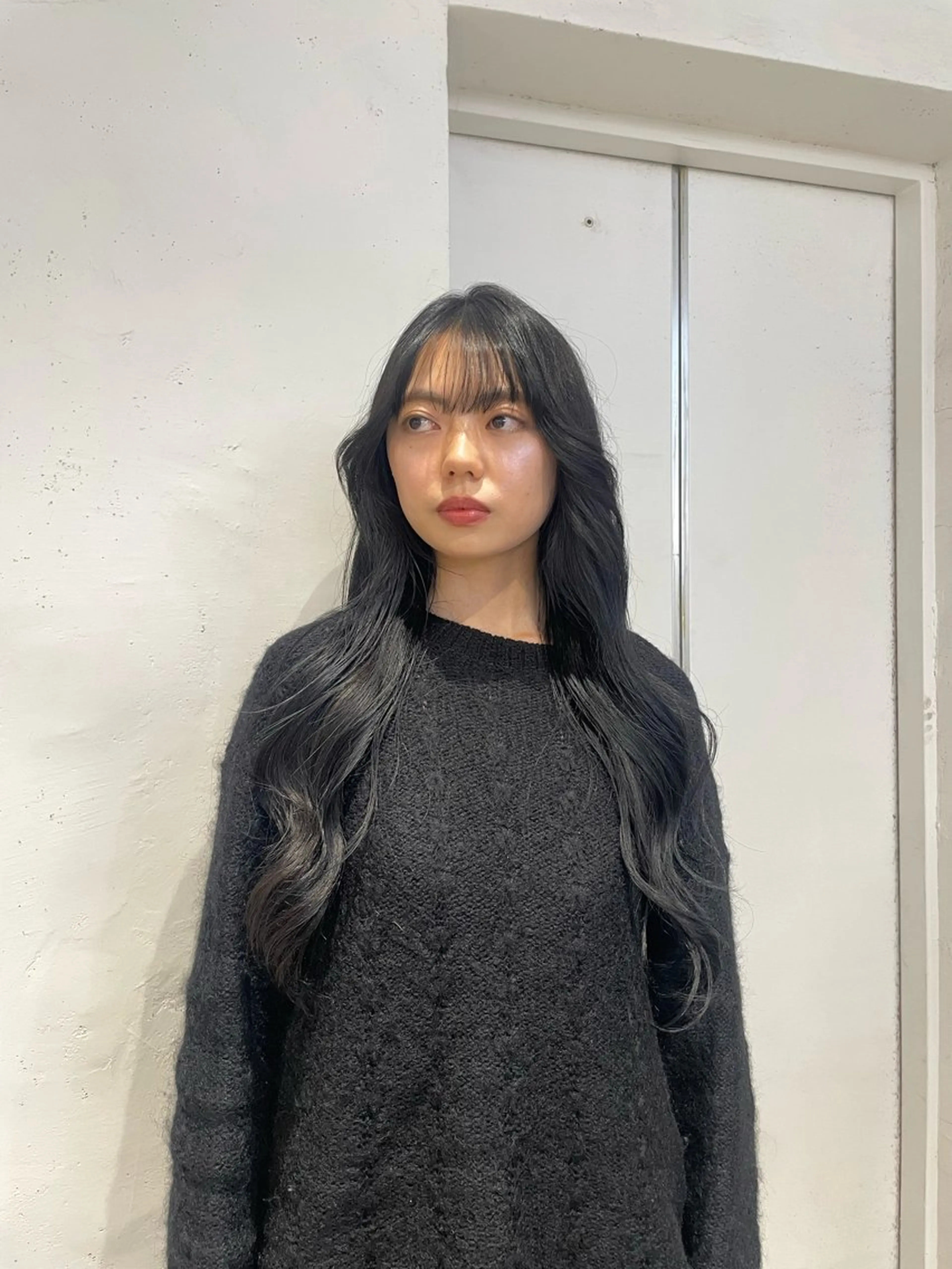 セミロング カラー ヘアカラー 🌟暖色系ハイトーン 🌟AIのヘアスタイル