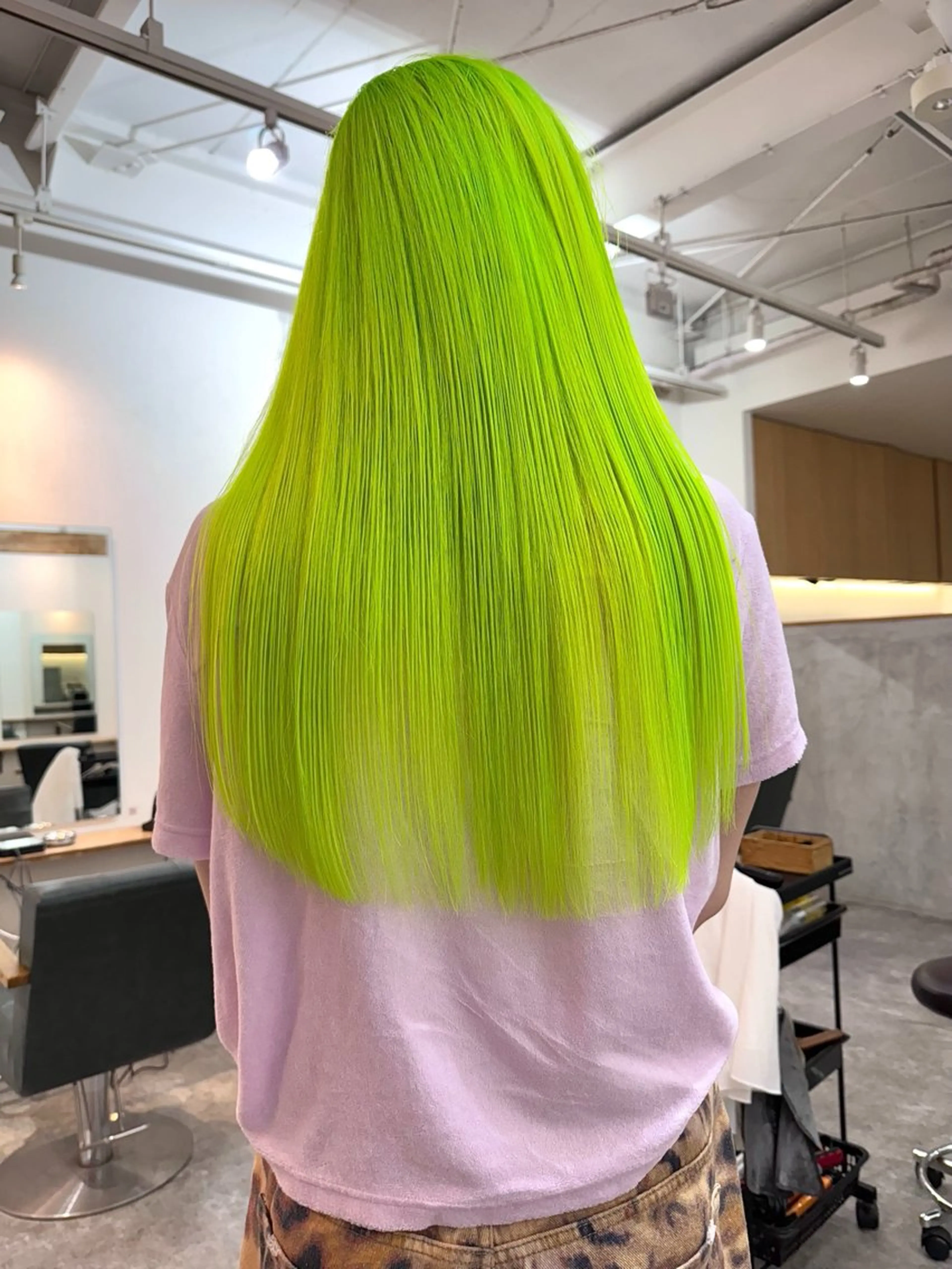 ロング カラー ヘアアレンジ 丸山渉/パーマ エフェクトブリーチのヘアスタイル