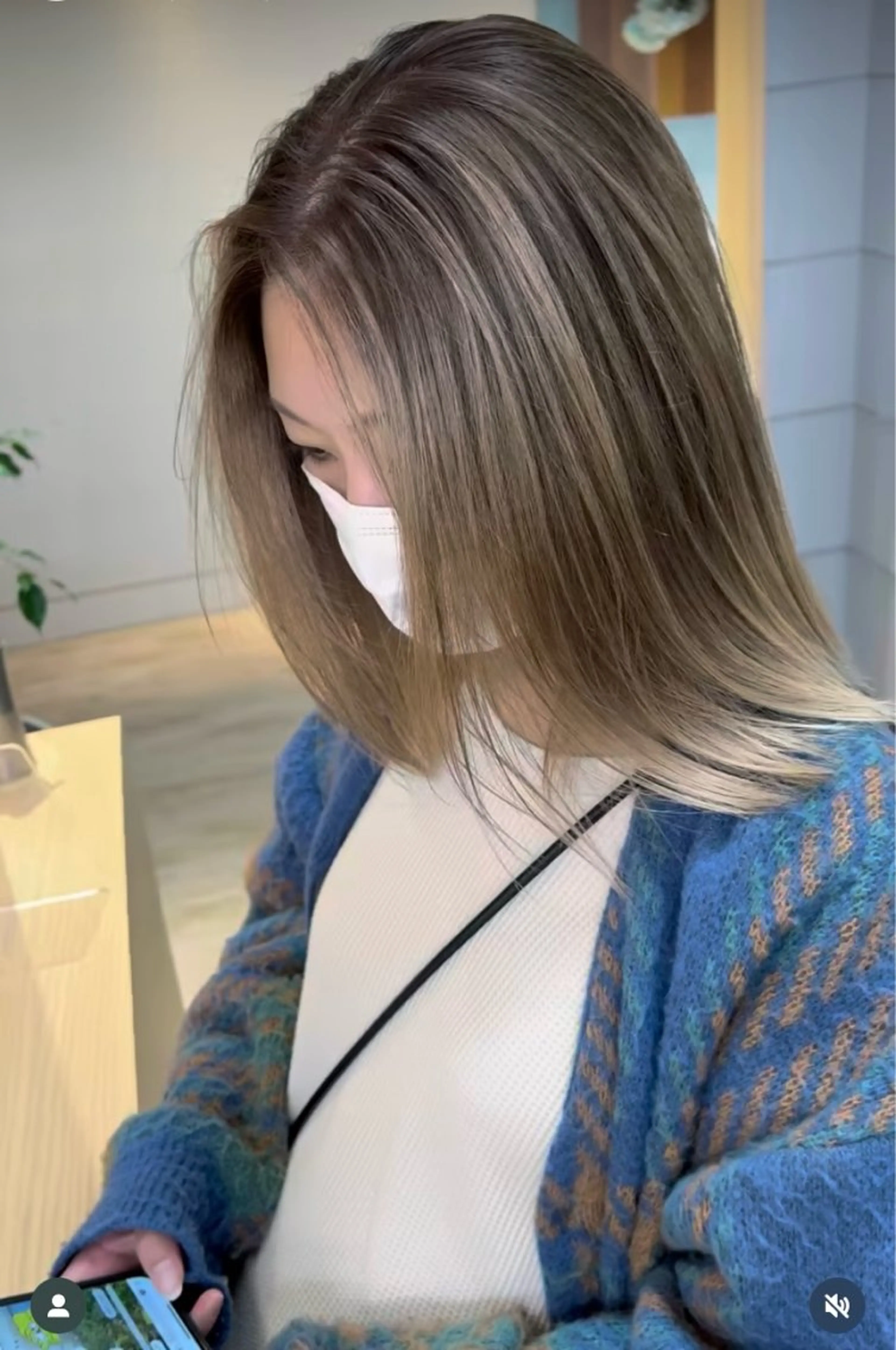 カラー 高難易度縮毛矯正　春日井　Soea(ソイア)所属・多久間 喬介のヘアスタイル