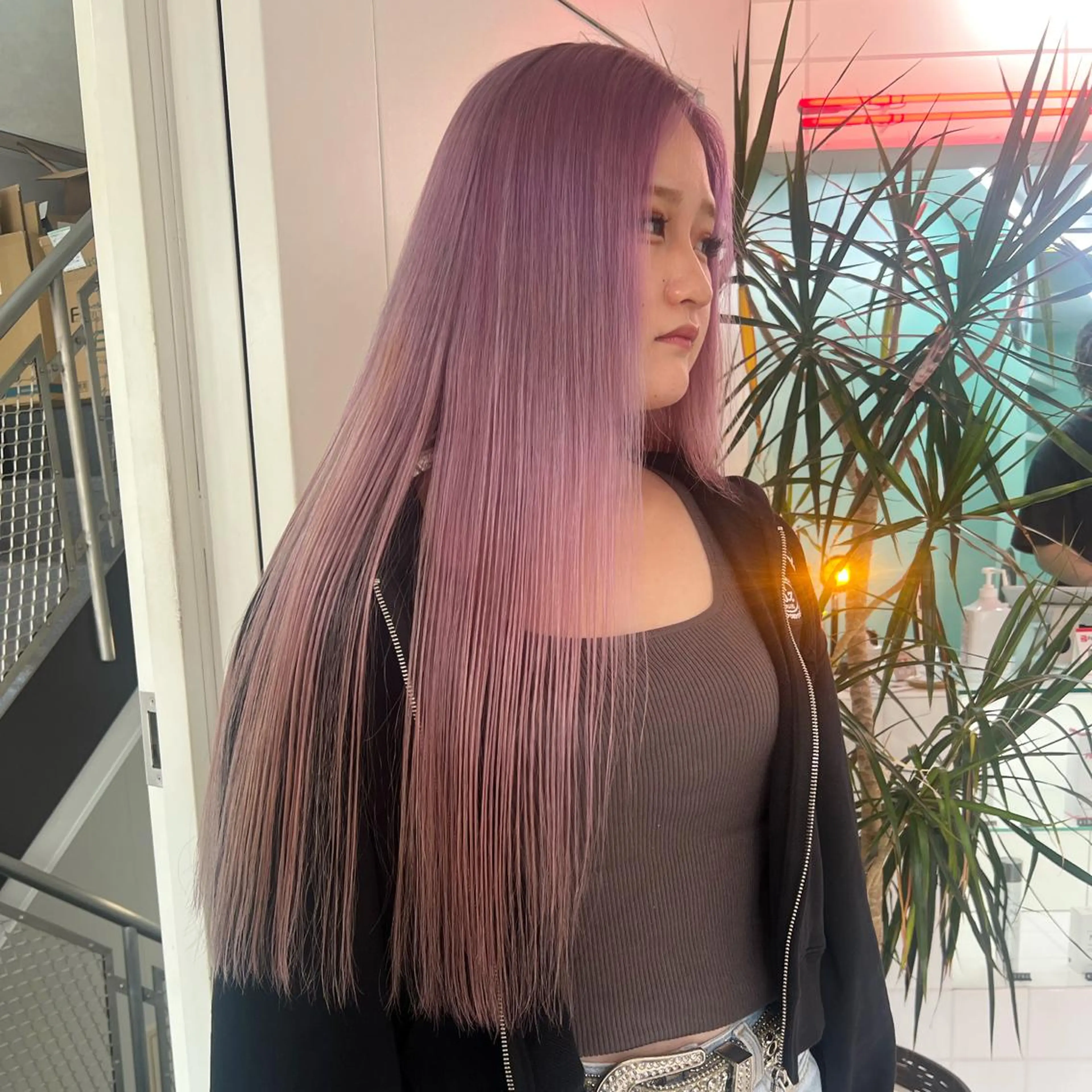 ロング 💥ウルフカット デザインあんな💥のヘアスタイル