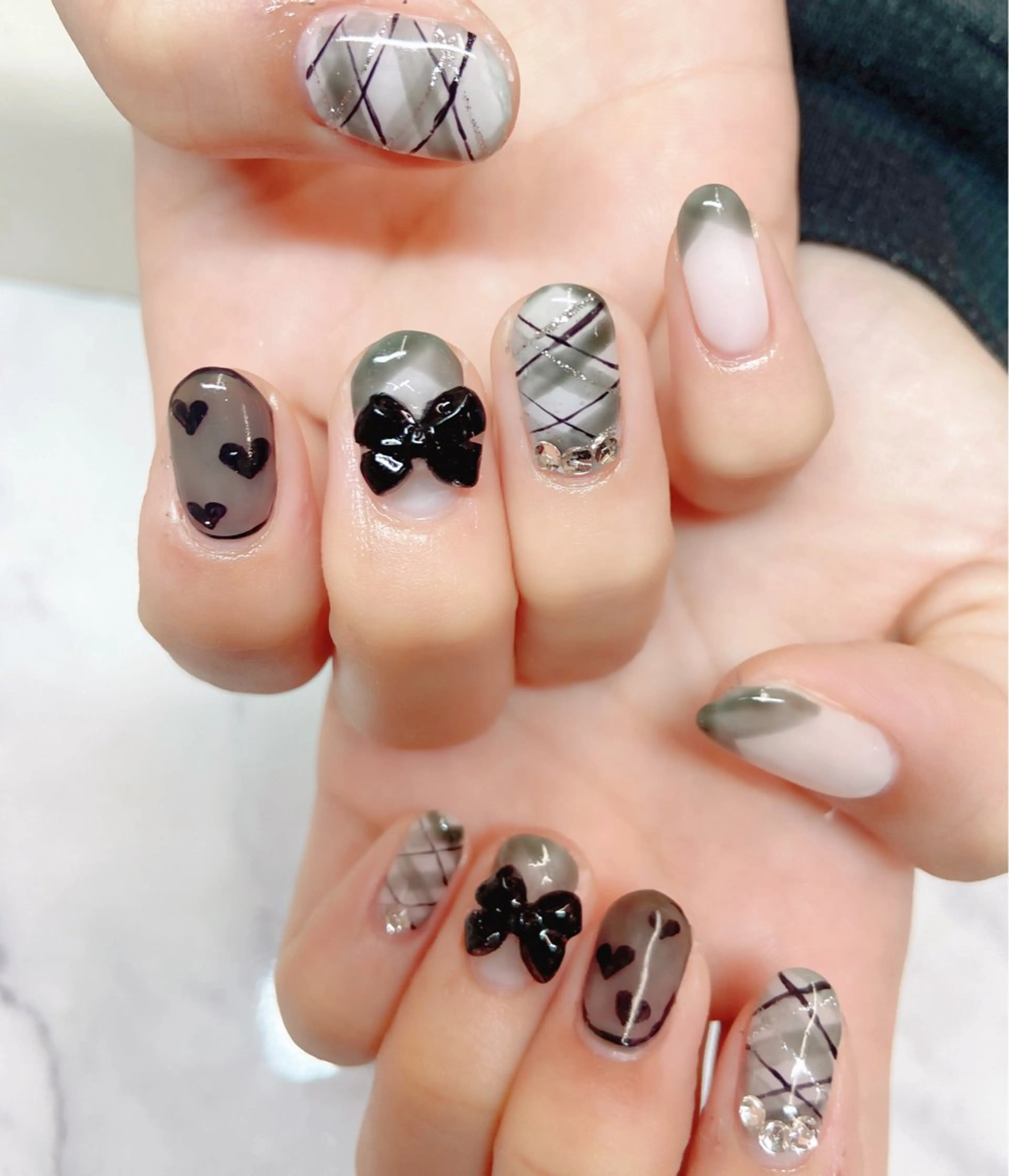 ネイル ハンドネイル 柘植 祐子のネイルデザイン