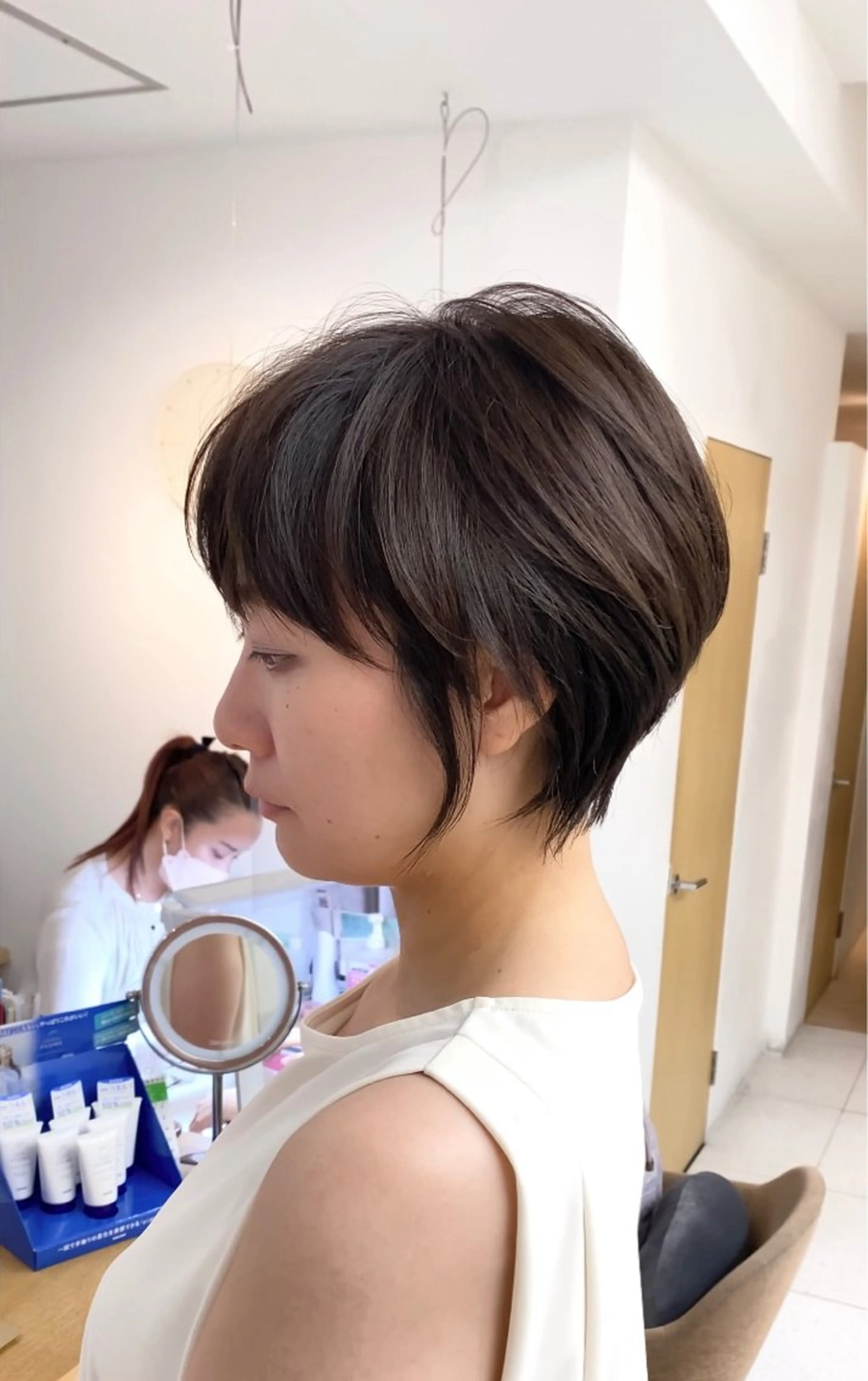 ショート カラー カット ヘアカラー トリートメント 平田 健一のヘアスタイル