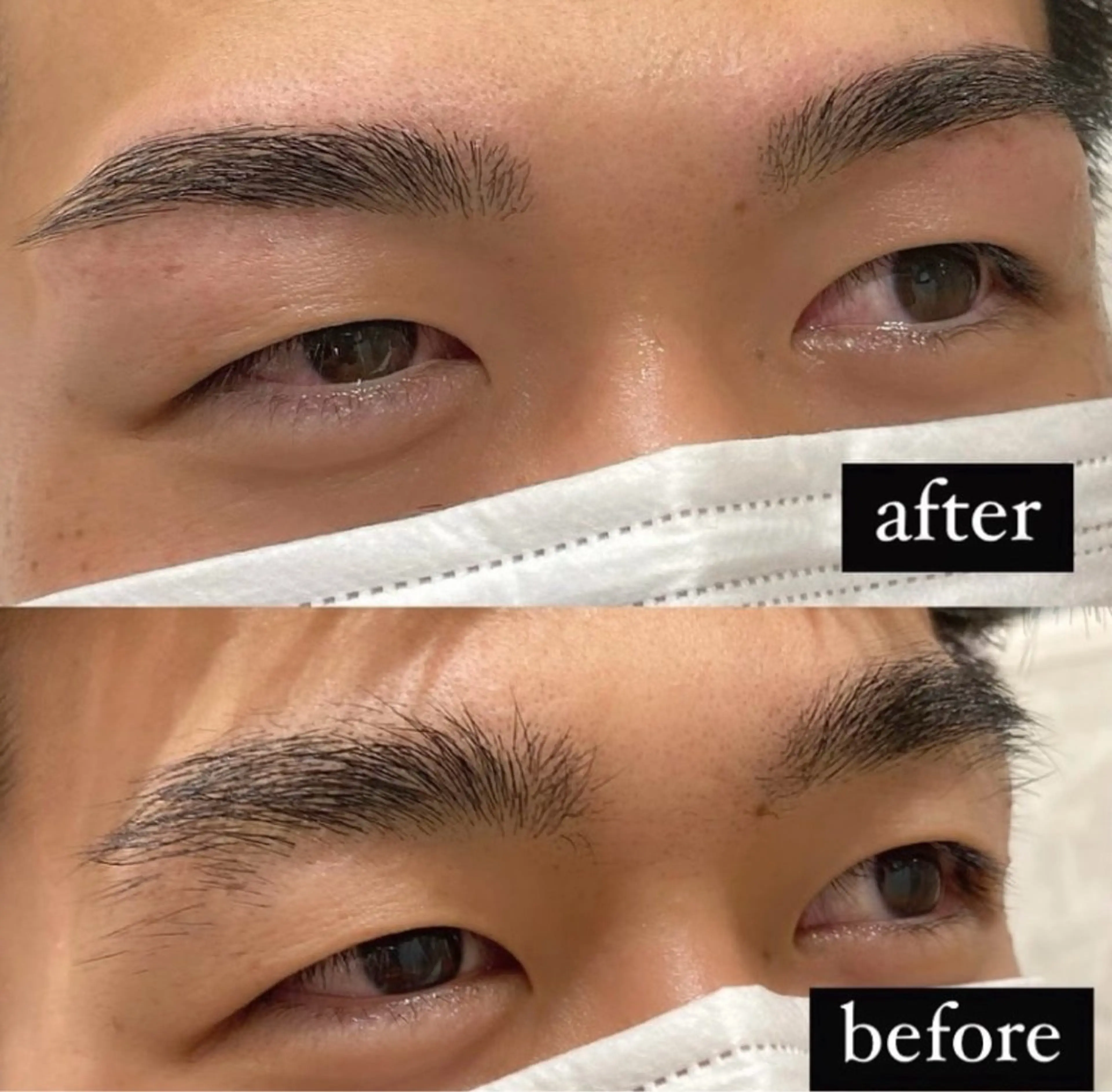 メンズ アイブロウ 森 奈菜のマツエク・マツパデザイン