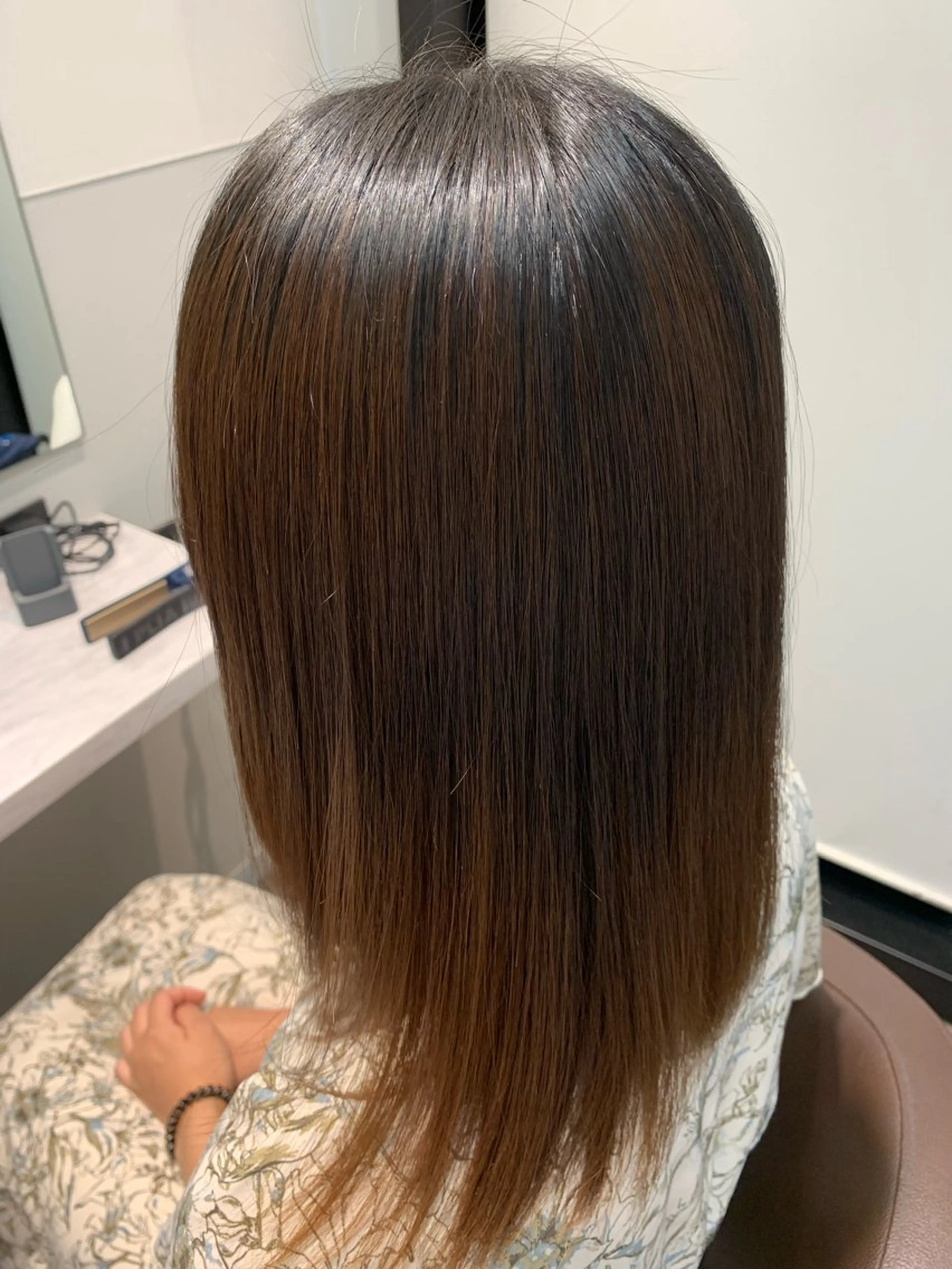 ミディアム トリートメント 松田 啓志のヘアスタイル