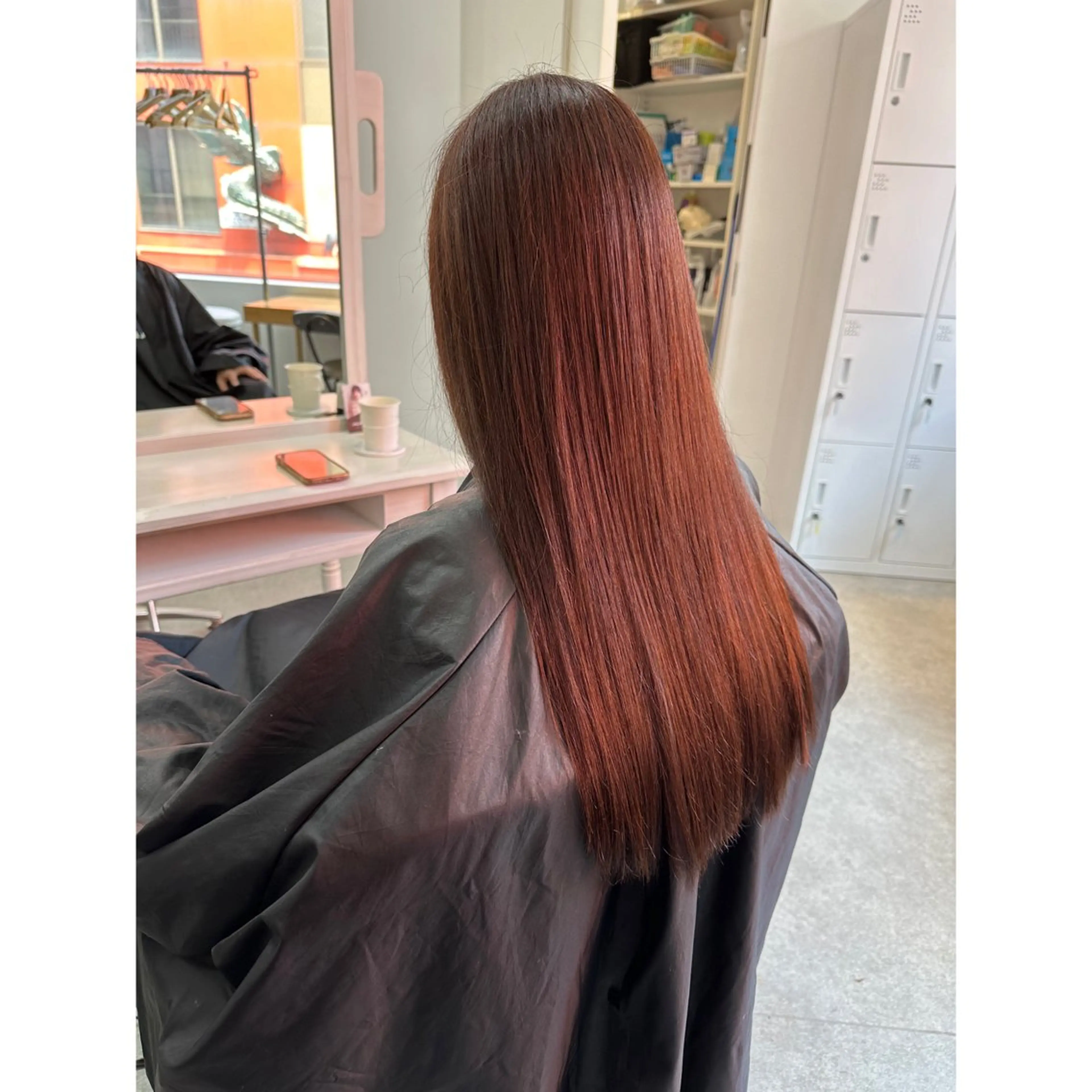 ロング ヘアカラー 韓国ヘア×ハイトーン AYA💫のヘアスタイル