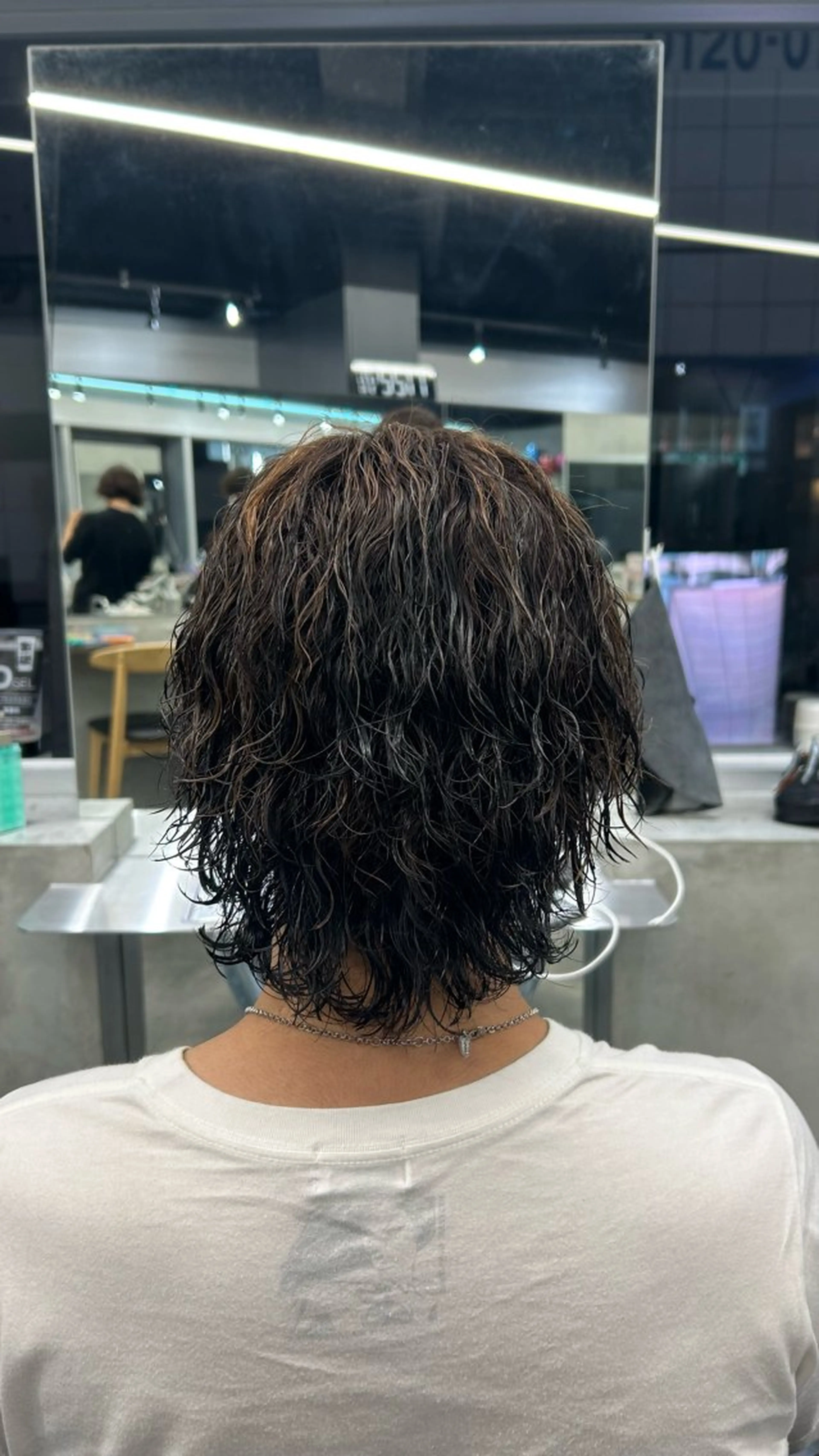 パーマ メンズ 藤平海音/fifth PARKのヘアスタイル