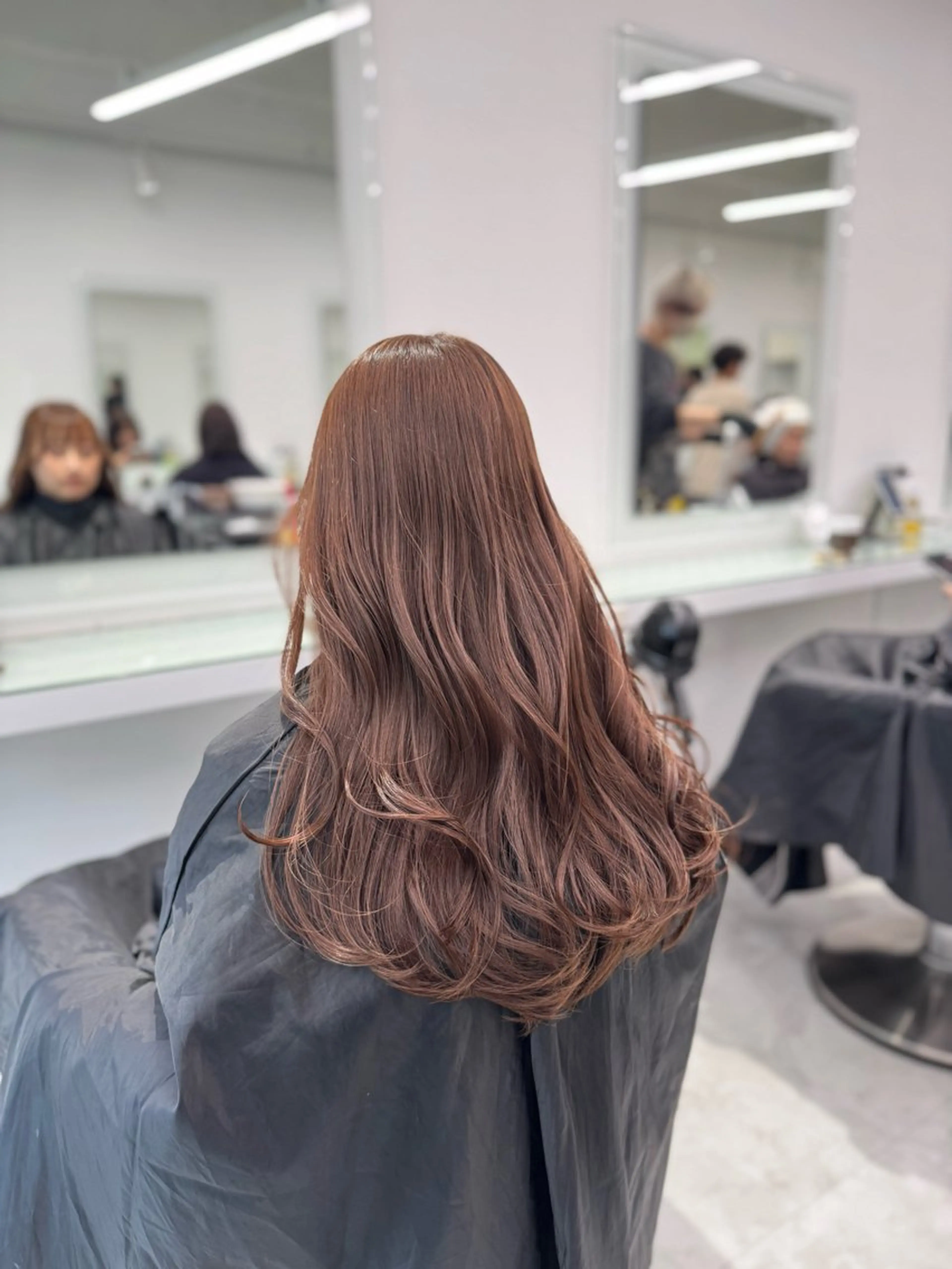 ロング カラー カット ヘアカラー トリートメント ブリーチなし🤍透明 感カラー🤍しゅうじのヘアスタイル