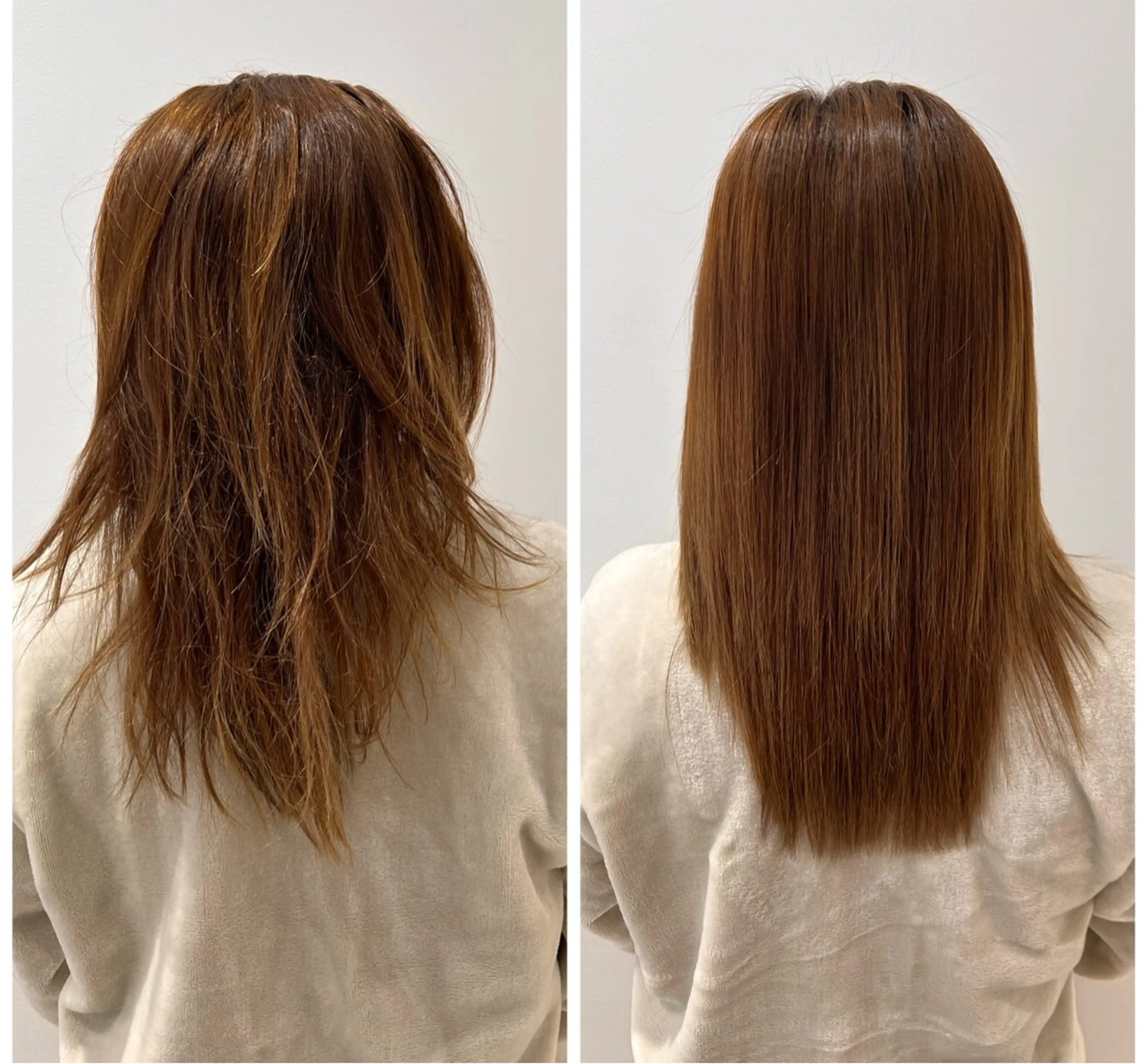 ロング 縮毛矯正 トリートメント MOE/自分史上最高 カワイイ髪に💗✨のヘアスタイル