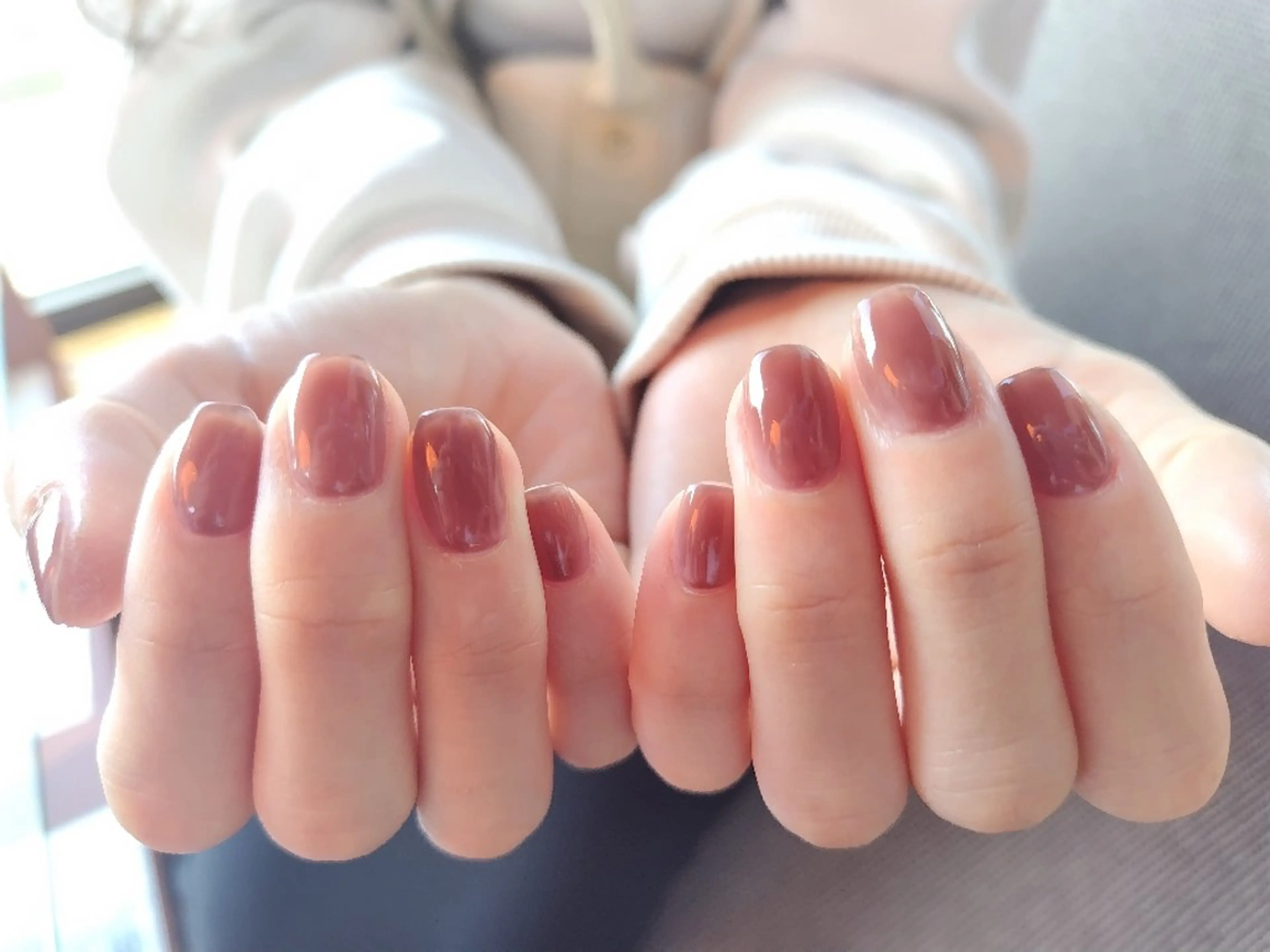 ネイル ワンカラーネイル EASTHAM 吉田 毬乃のネイルデザイン