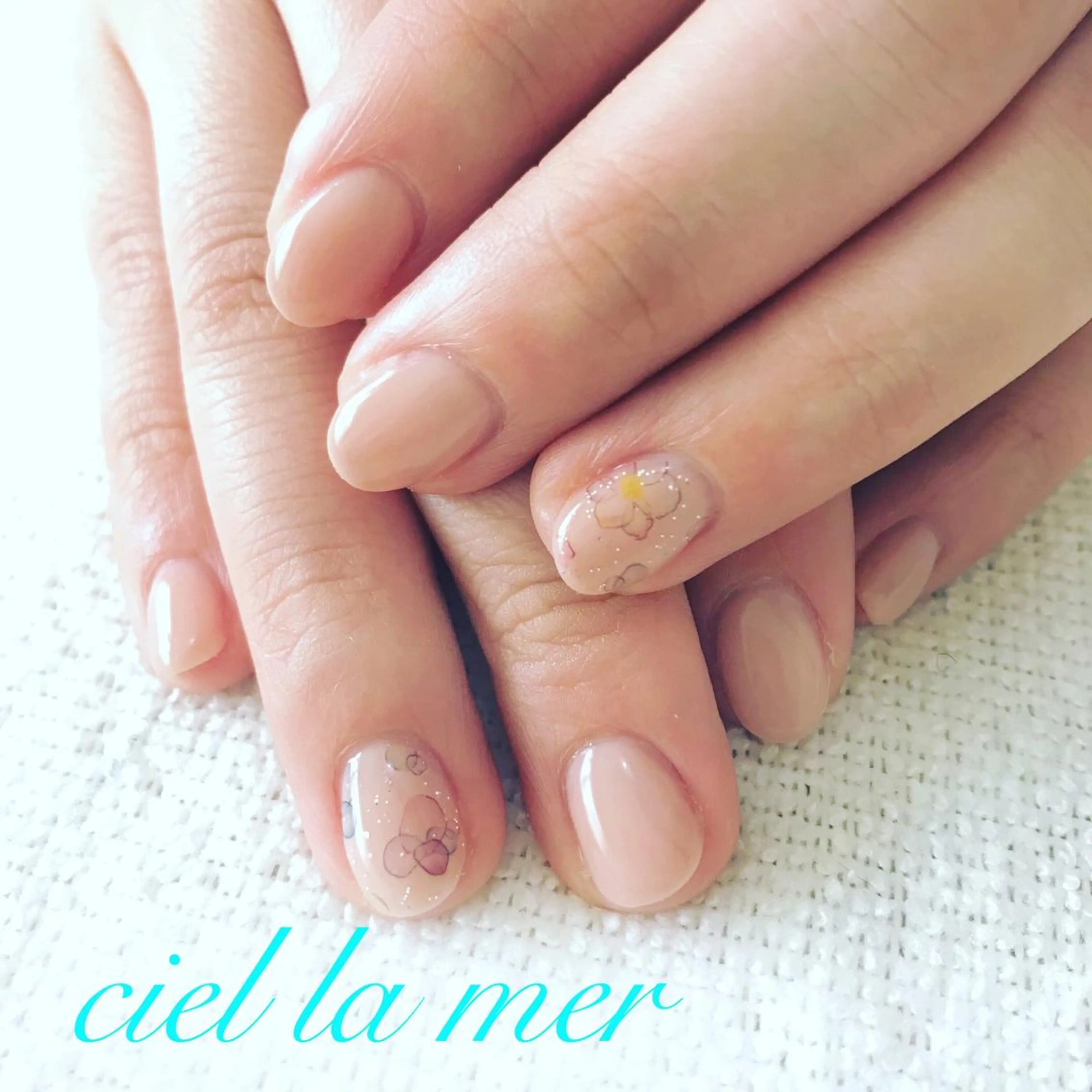 ネイル ハンドネイル フットネイル ciel la merのネイルデザイン