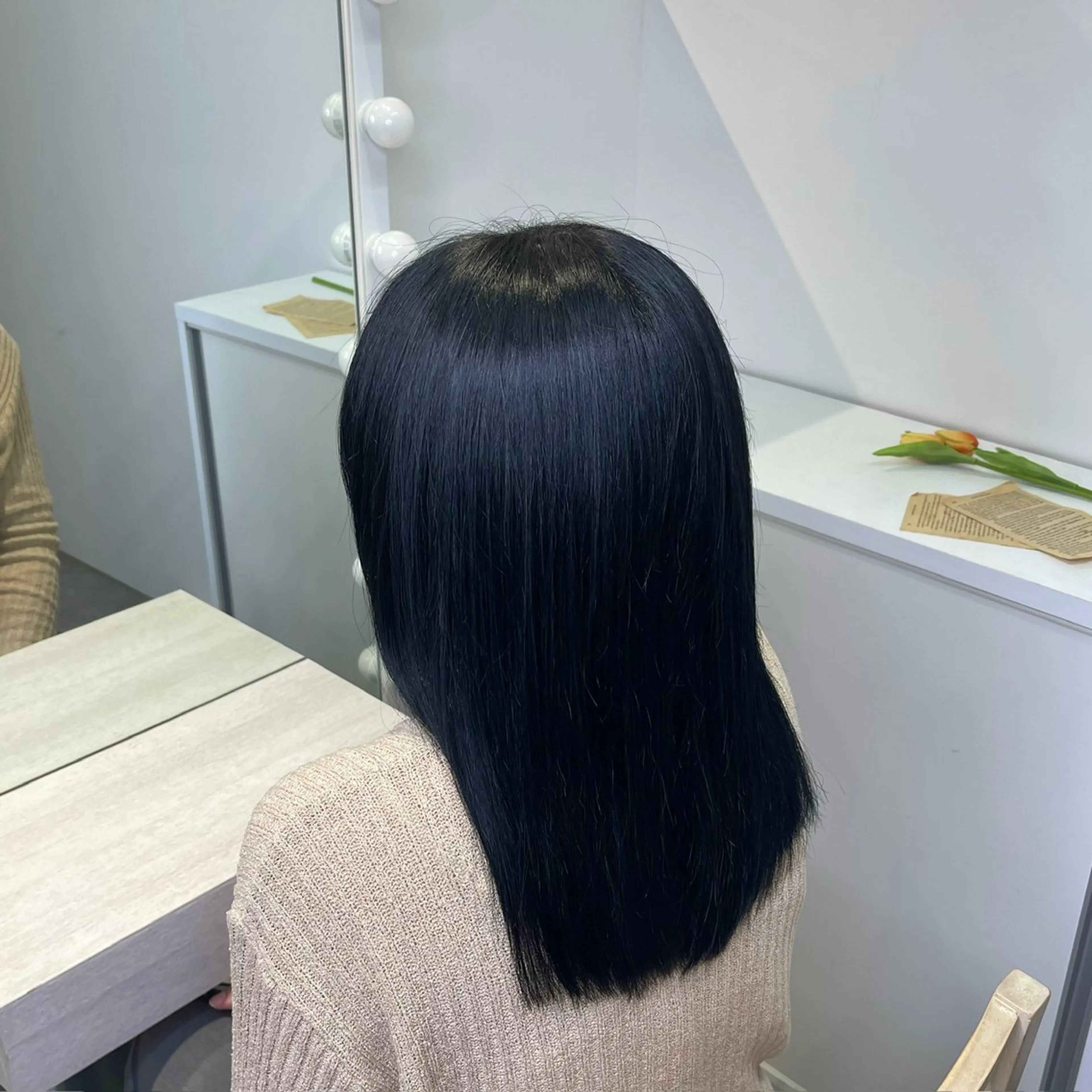 カラー レイヤーカット/ 艶カラー/山内一暉のヘアスタイル