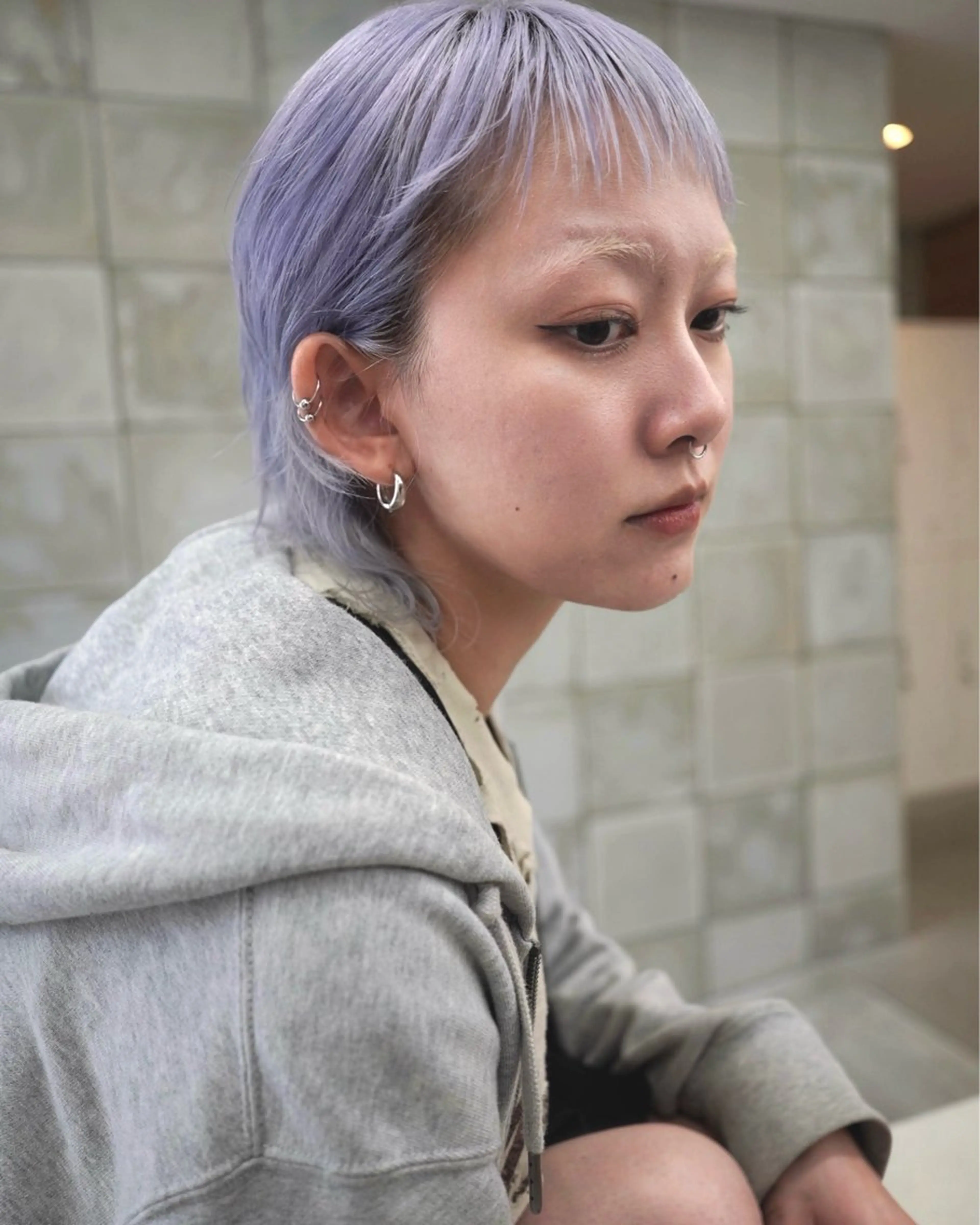 ショート カラー デザイン/レイヤー Kaito🐩/栄のヘアスタイル