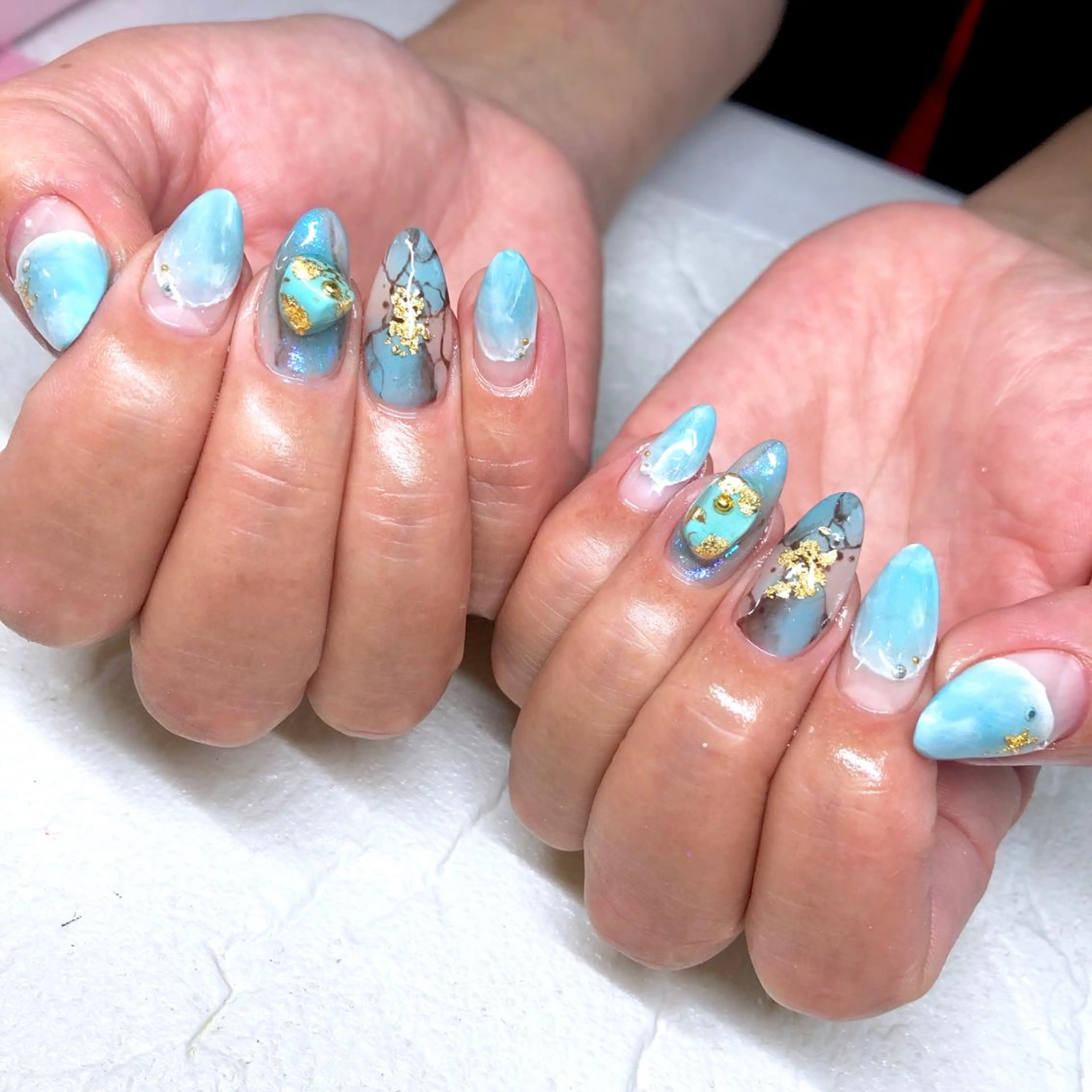 ネイル クレアトゥール華 都賀店所属・三橋 結菜のネイルデザイン