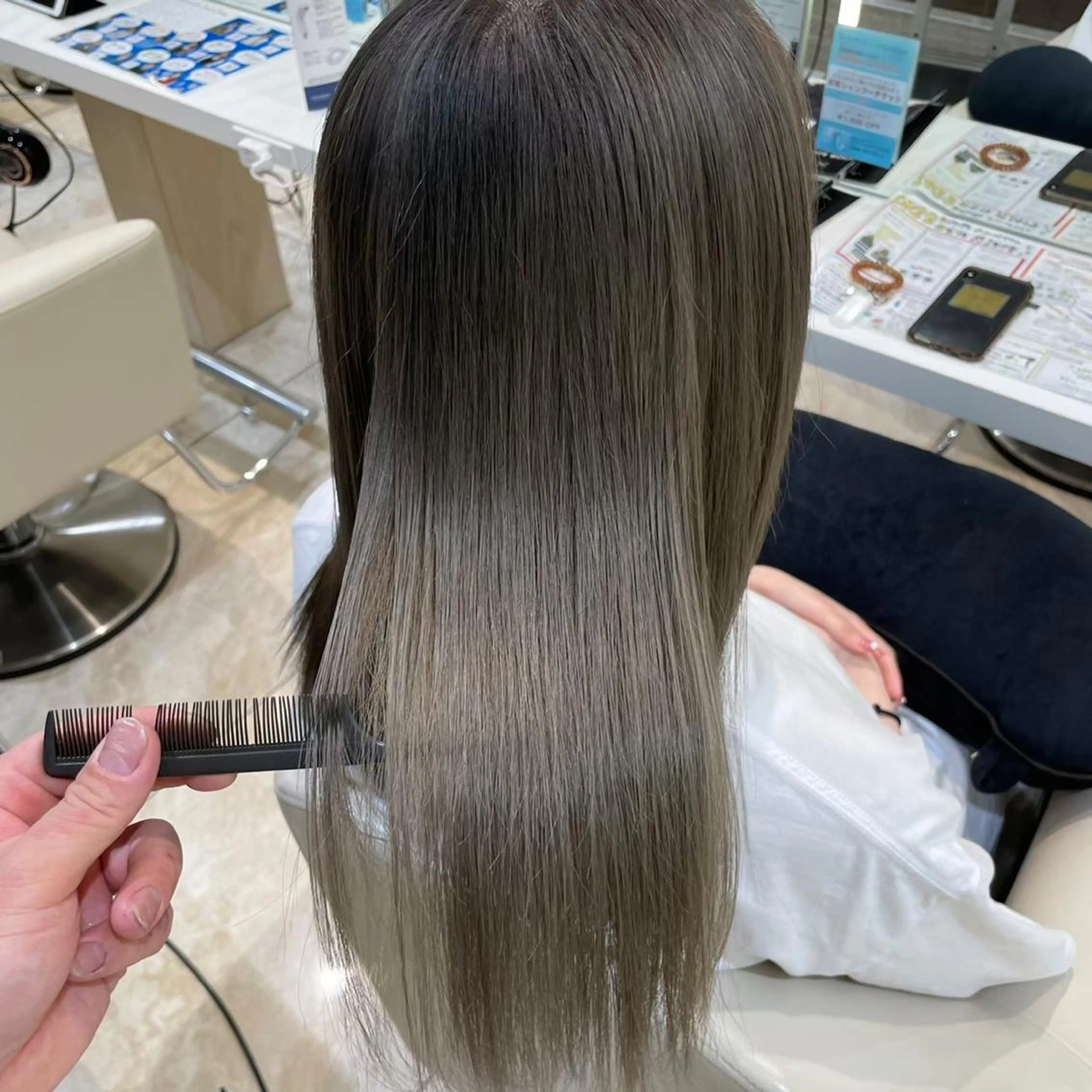 ロング 波巻パーマ/毛流れ パーマ☘️りゅうせいのヘアスタイル