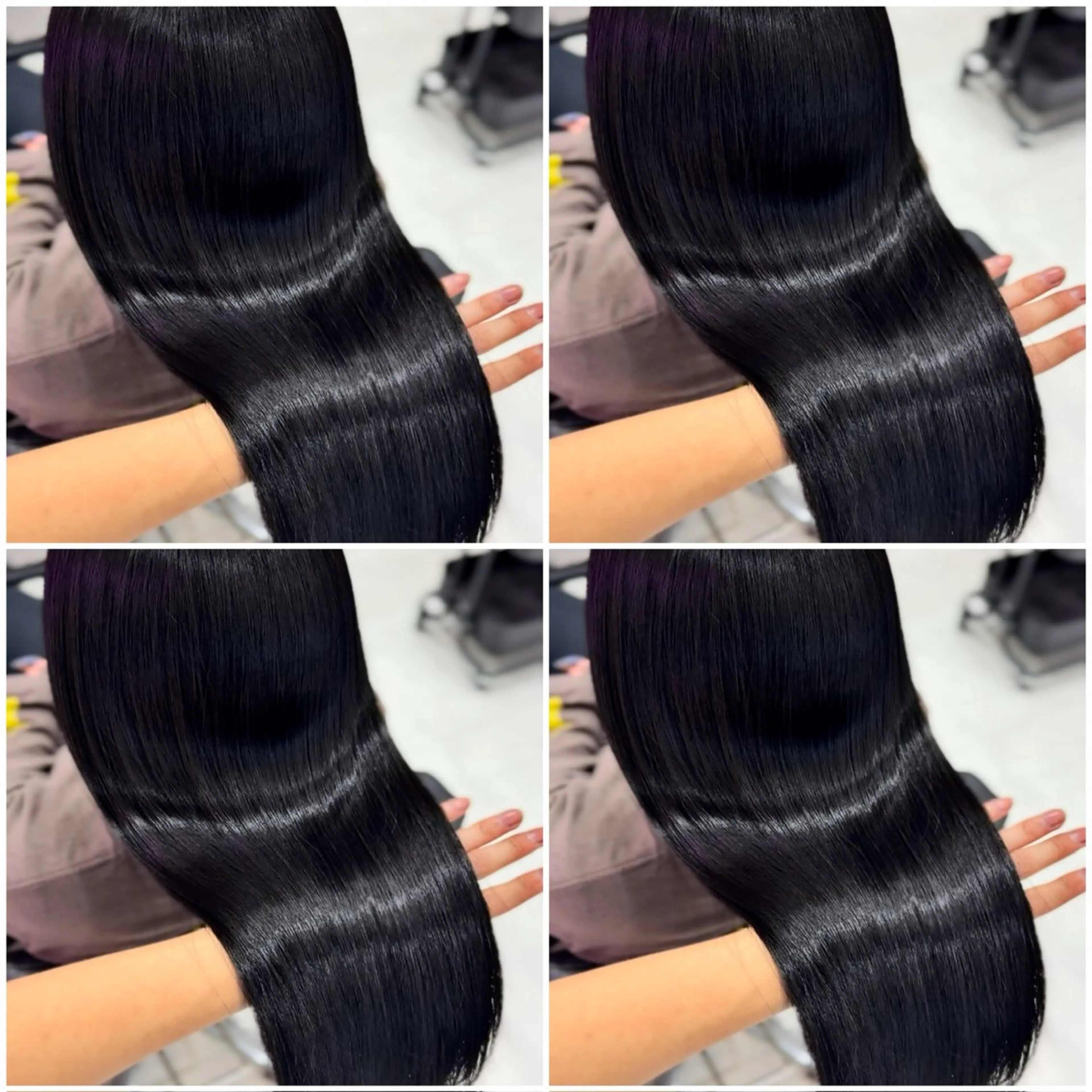 ロング カラー ヘアカラー トリートメント 髪質改善カラー艶髪× エクステ かいり✂️のヘアスタイル