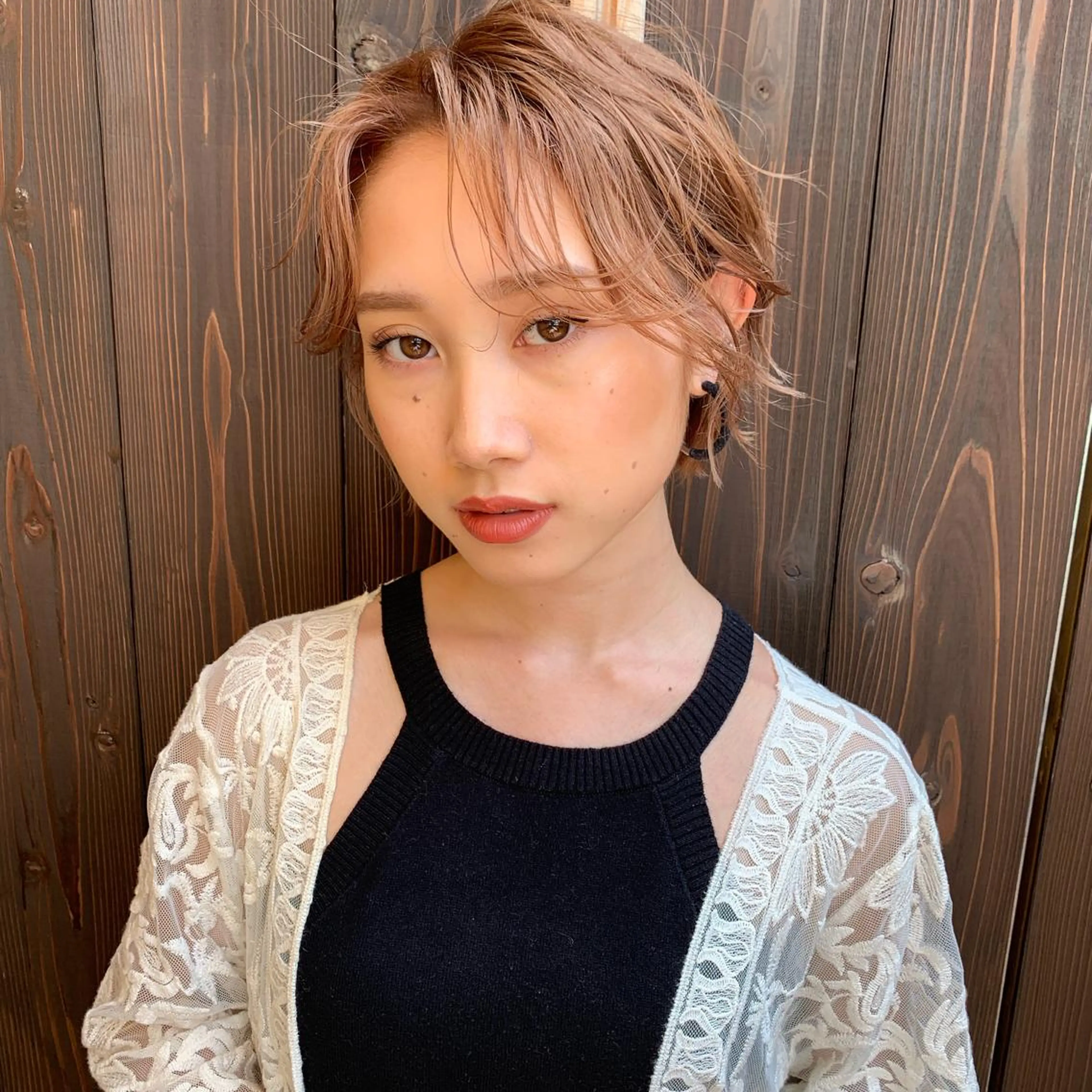 ショート 縮毛/ショート/ ボブ/レイヤー/小原のヘアスタイル