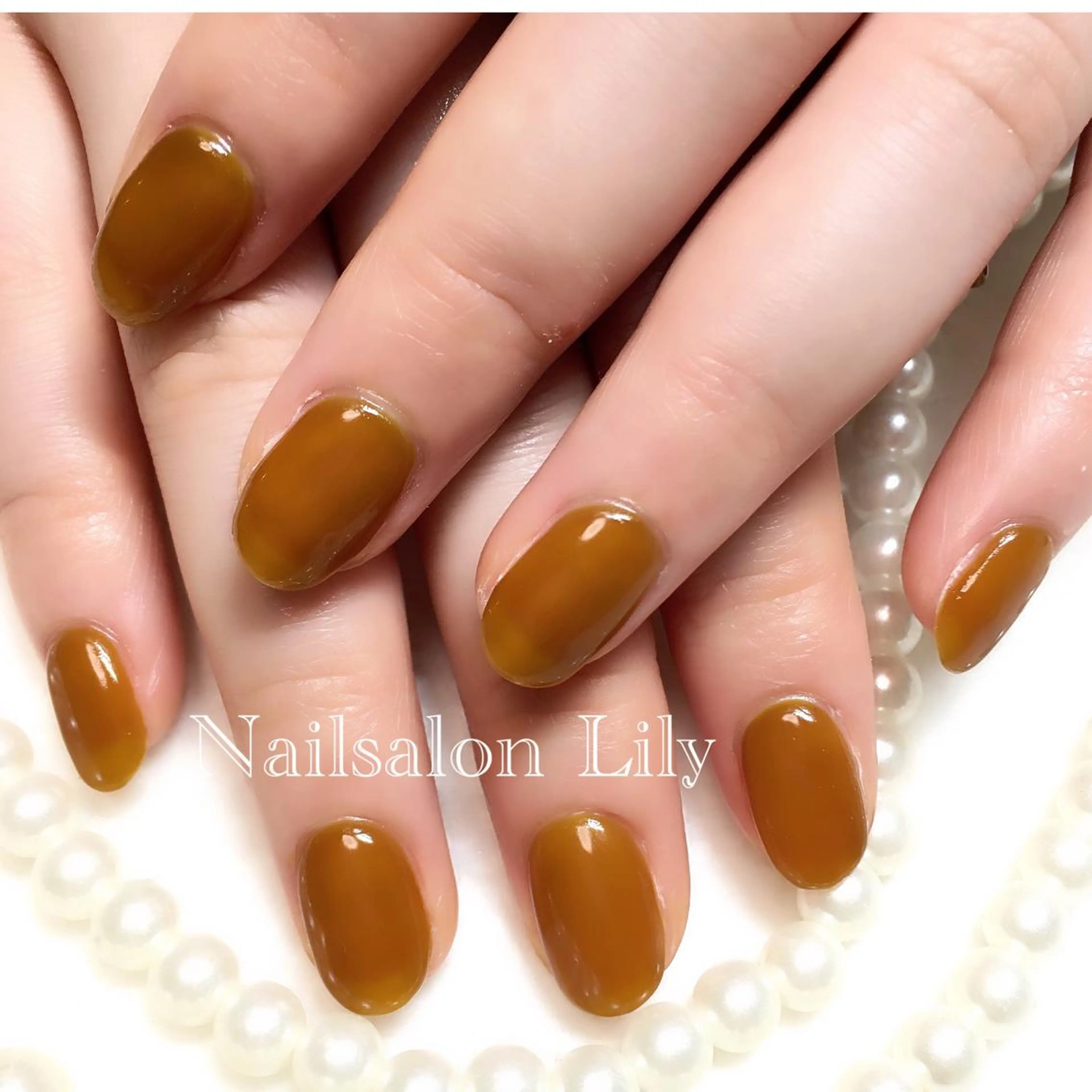 ネイル ワンカラーネイル Nailsalon Lilyのネイルデザイン