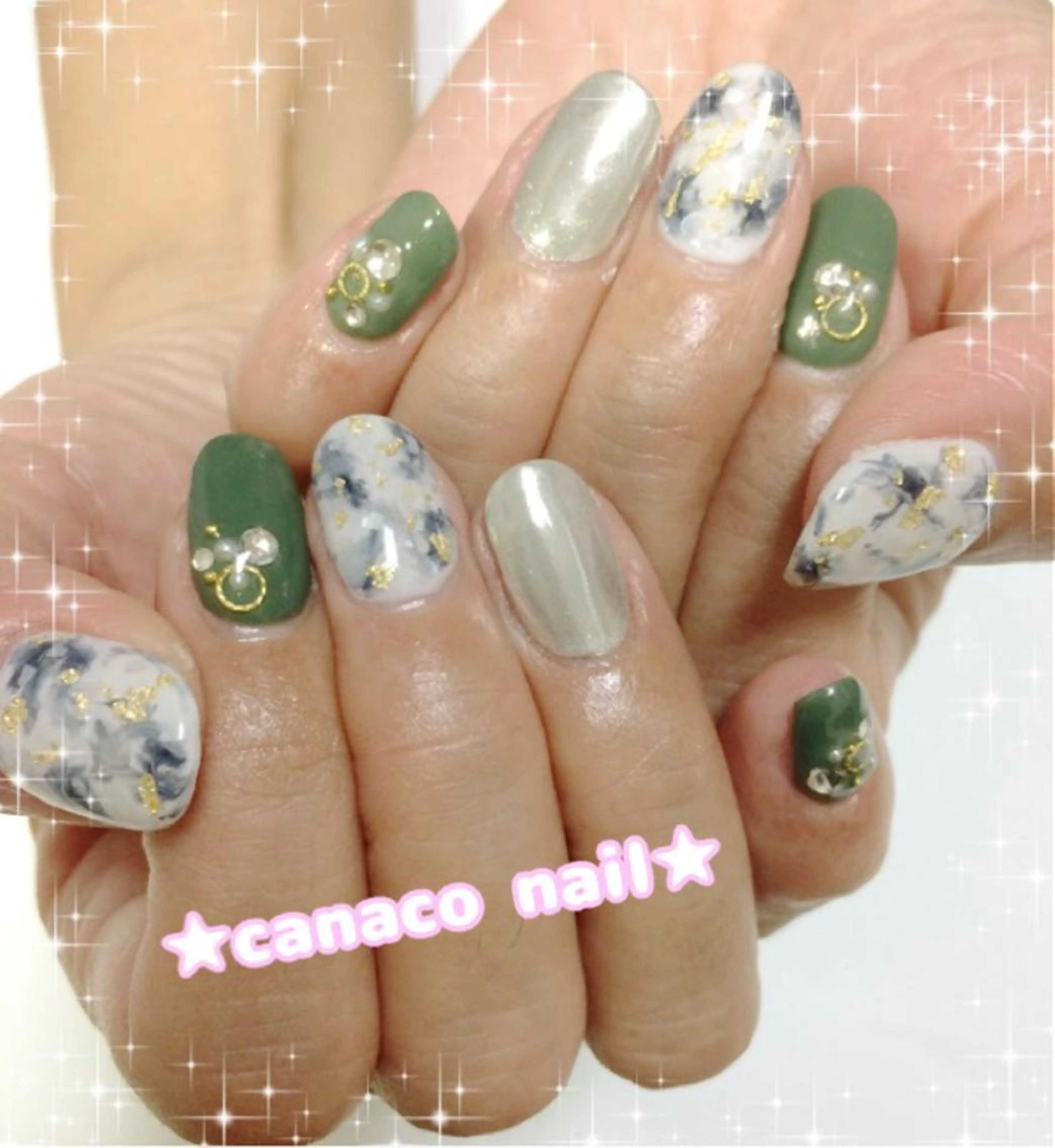 ネイル アートネイル Felice所属・ベテランネイル cnc  nailのネイルデザイン