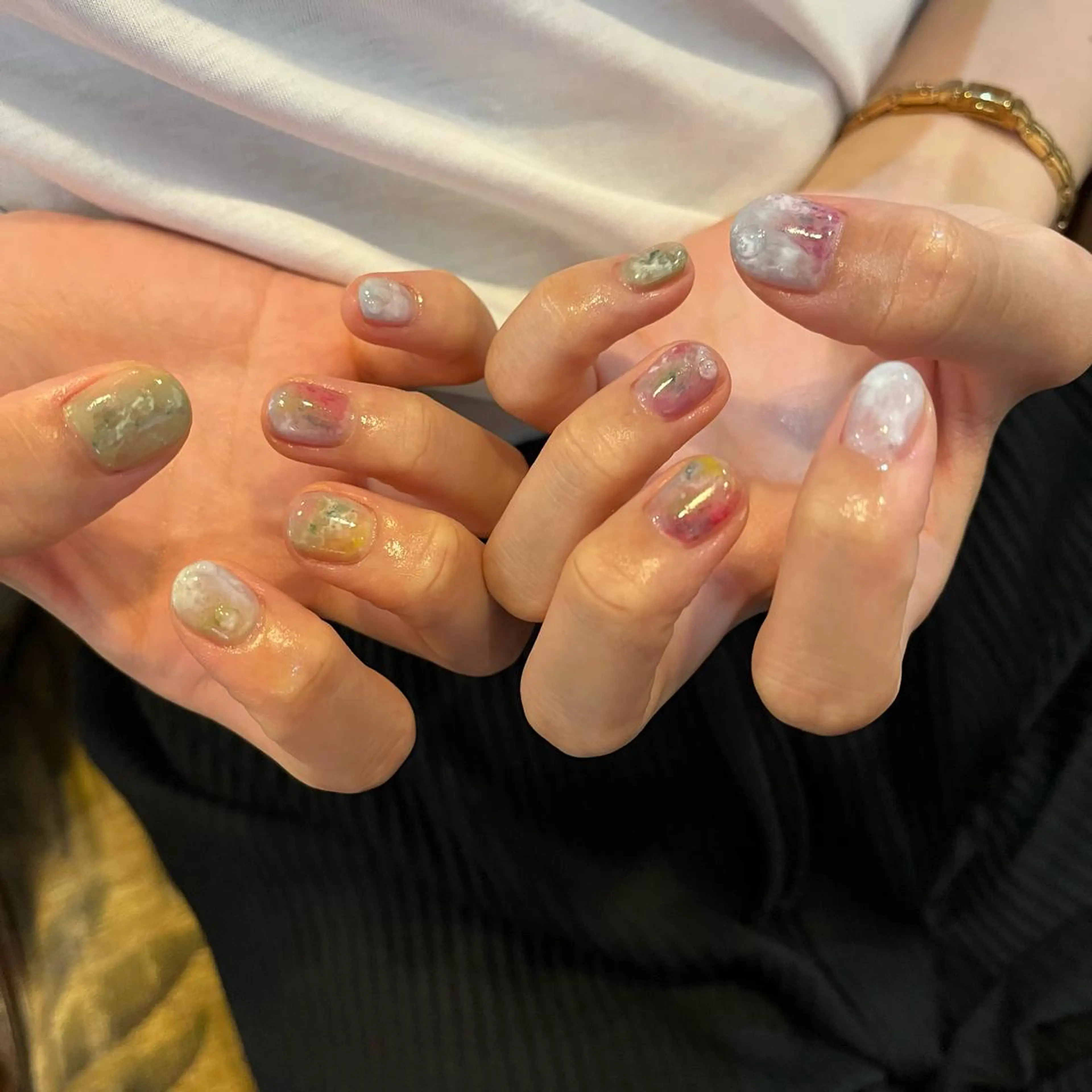 ネイル ハンドネイル Trico Antique所属・岩本 杏のネイルデザイン