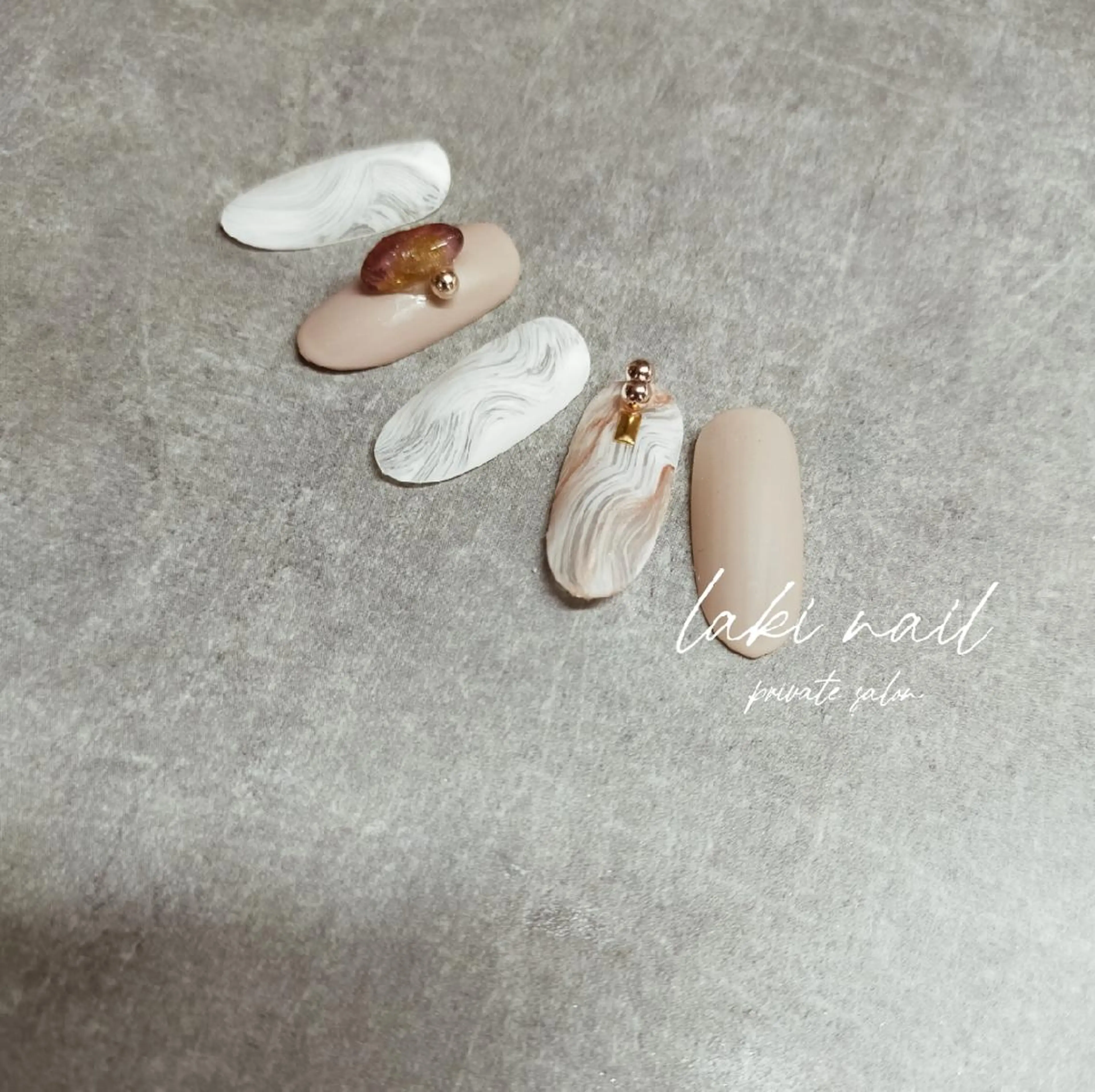 ネイル マットネイル ハンドネイル by lakiのネイルデザイン