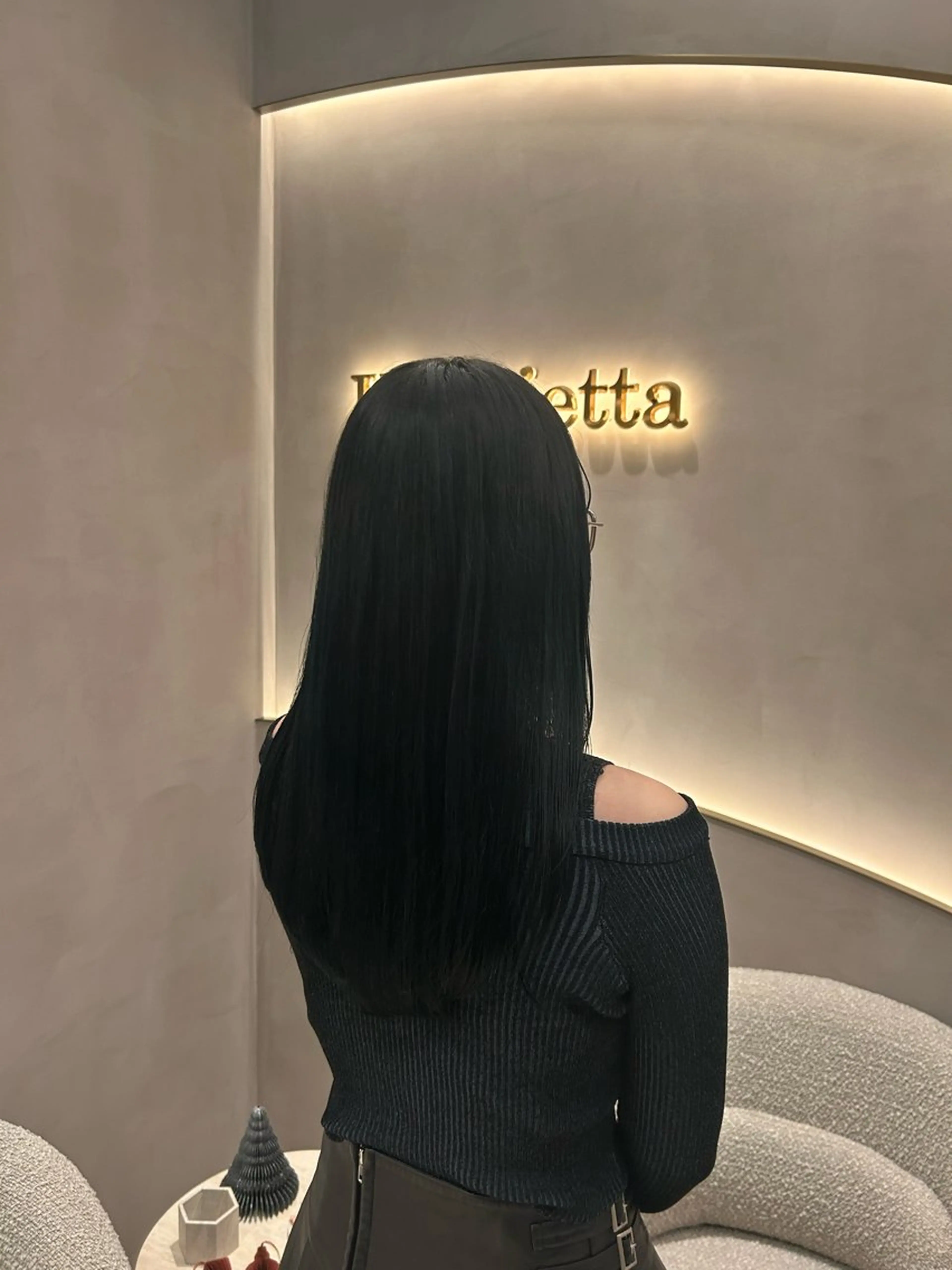 ロング カラー カット ヘアカラー トリートメント 清水 結生のヘアスタイル