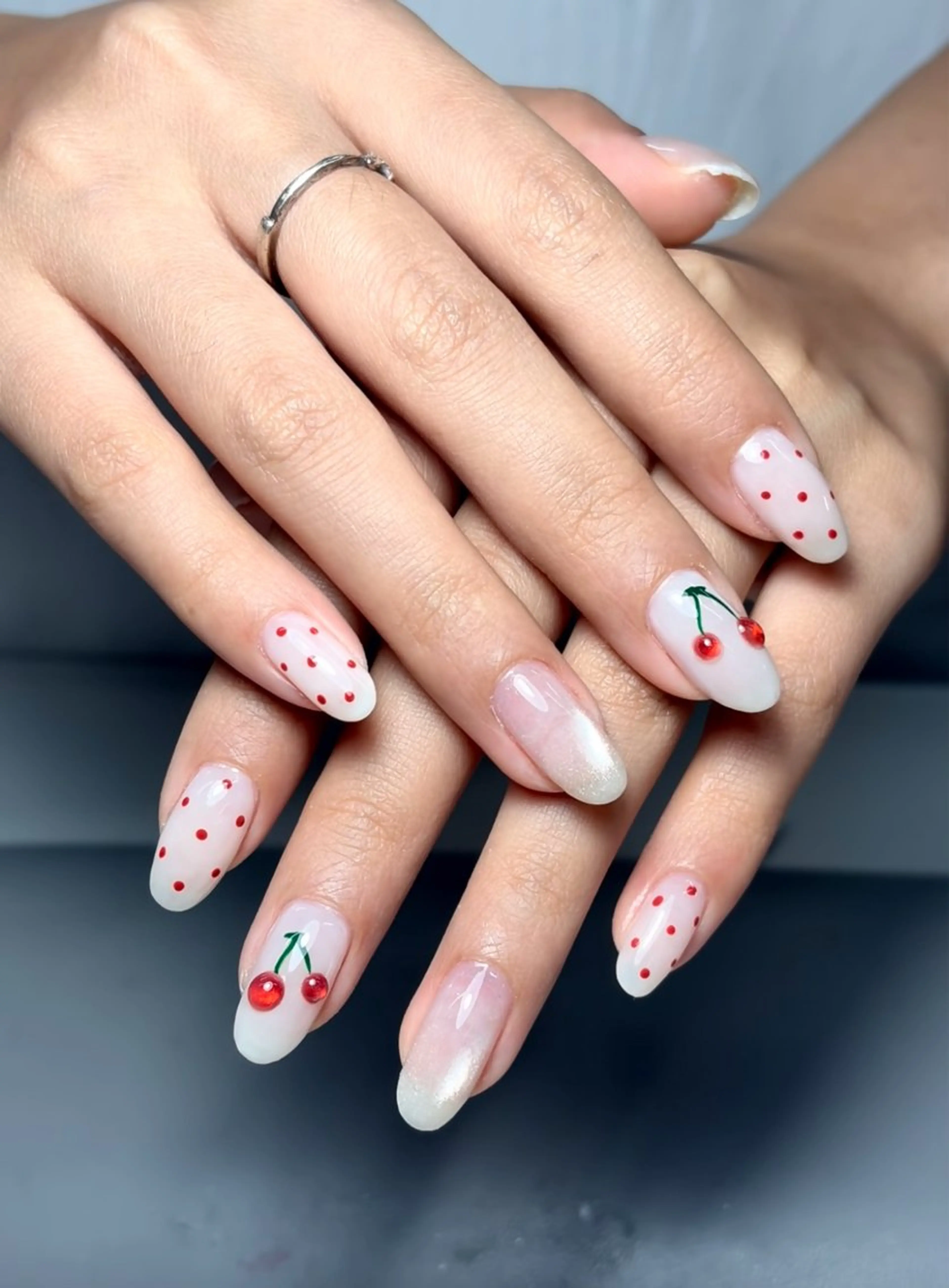 ネイル アートネイル 韓国ネイル 持ち込み ニュアンスネイル ワンカラーネイル イブ ネイリのネイルデザイン