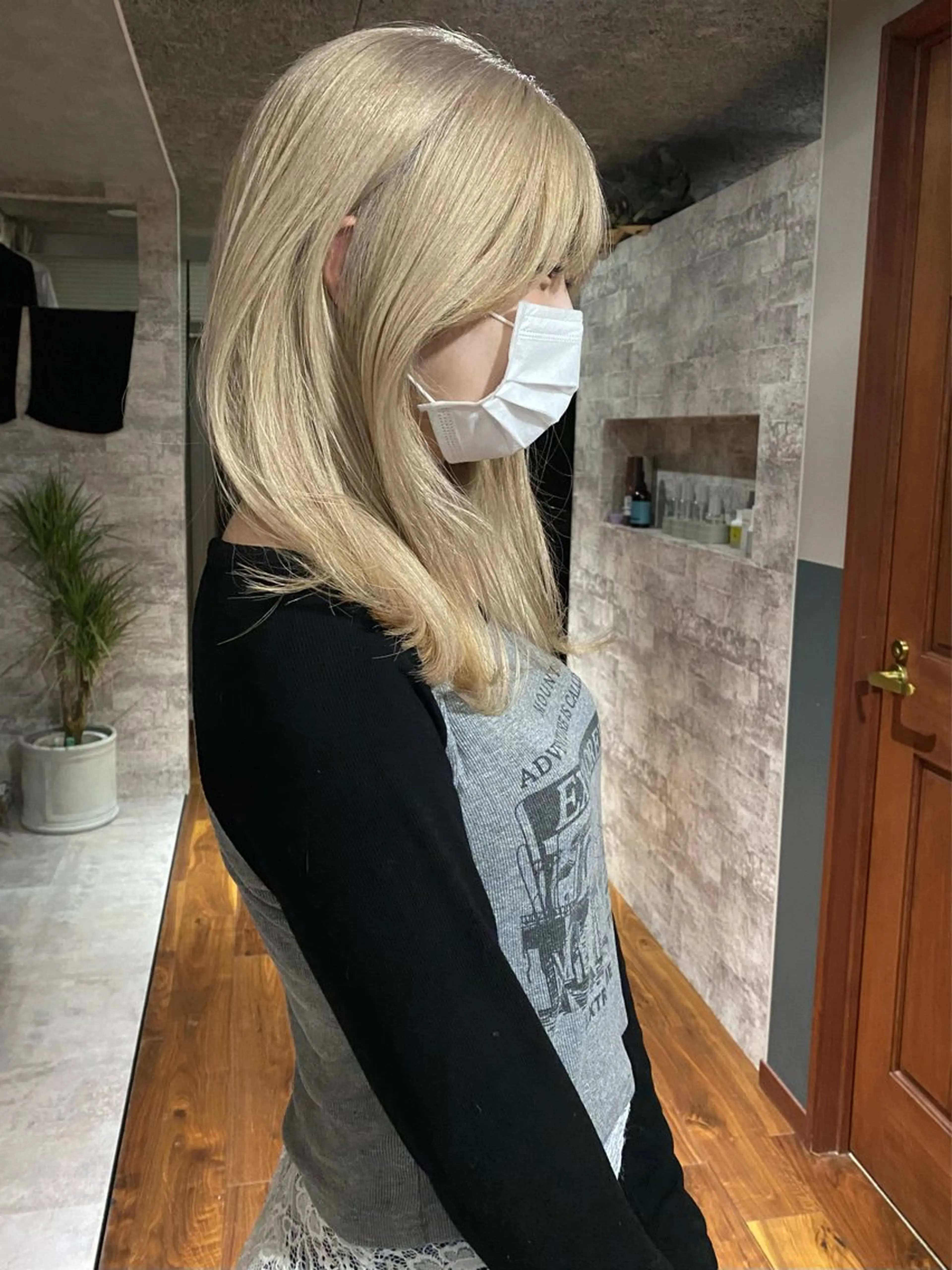 セミロング カラー グラデーションカラー 縮毛矯正 カット ヘアカラー トリートメント mai / linoah˚✧のヘアスタイル