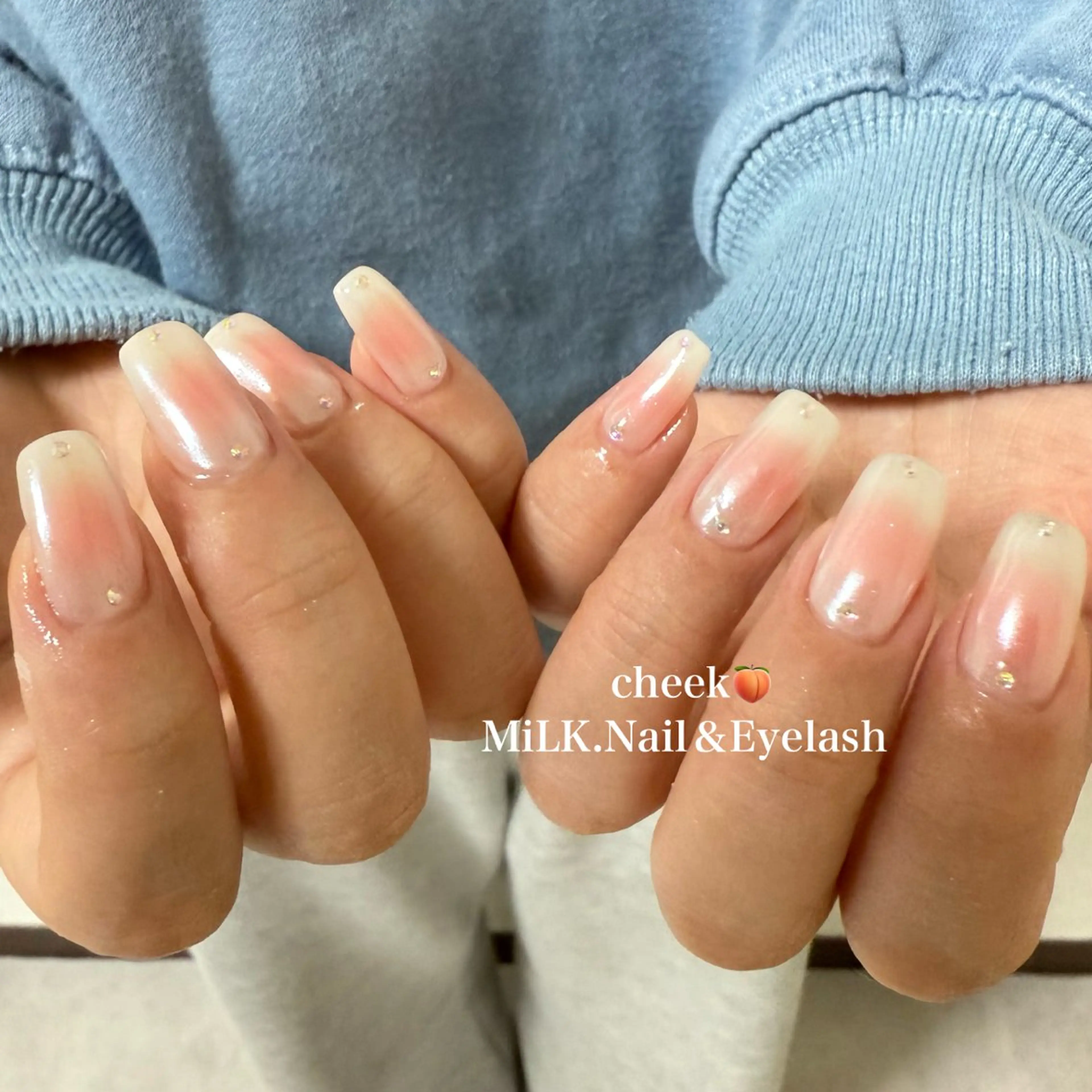 ネイル ハンドネイル MiLK.   Nail&Eyelash所属・MiLK. wakaのマツエク・マツパデザイン