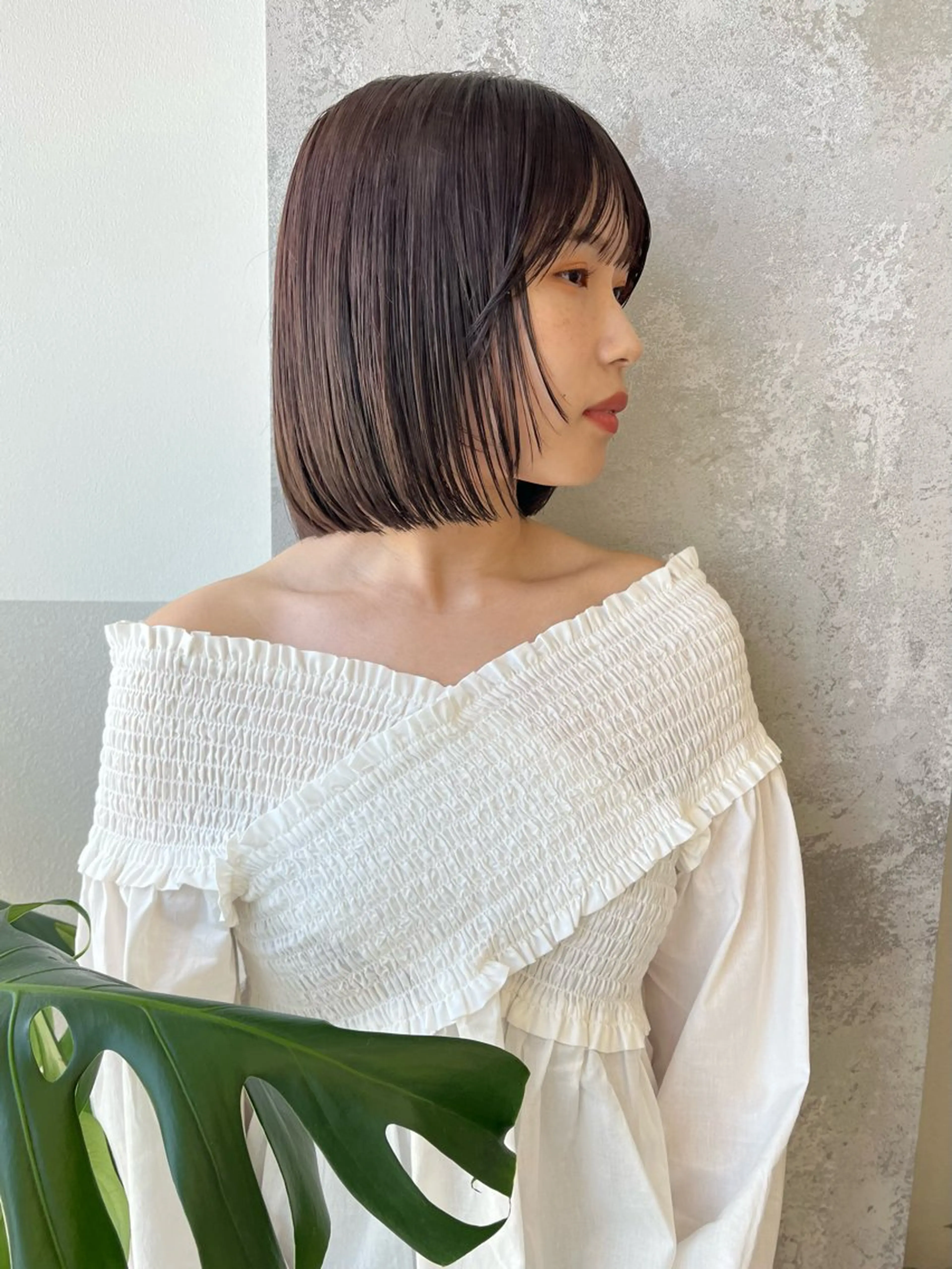 ショート カラー ヘアアレンジ ブリーチ ケアブリーチ デザインカラー ダブルカラー イヤリングカラー umu.［韓国ヘア /ダウンパーマ］のヘアスタイル