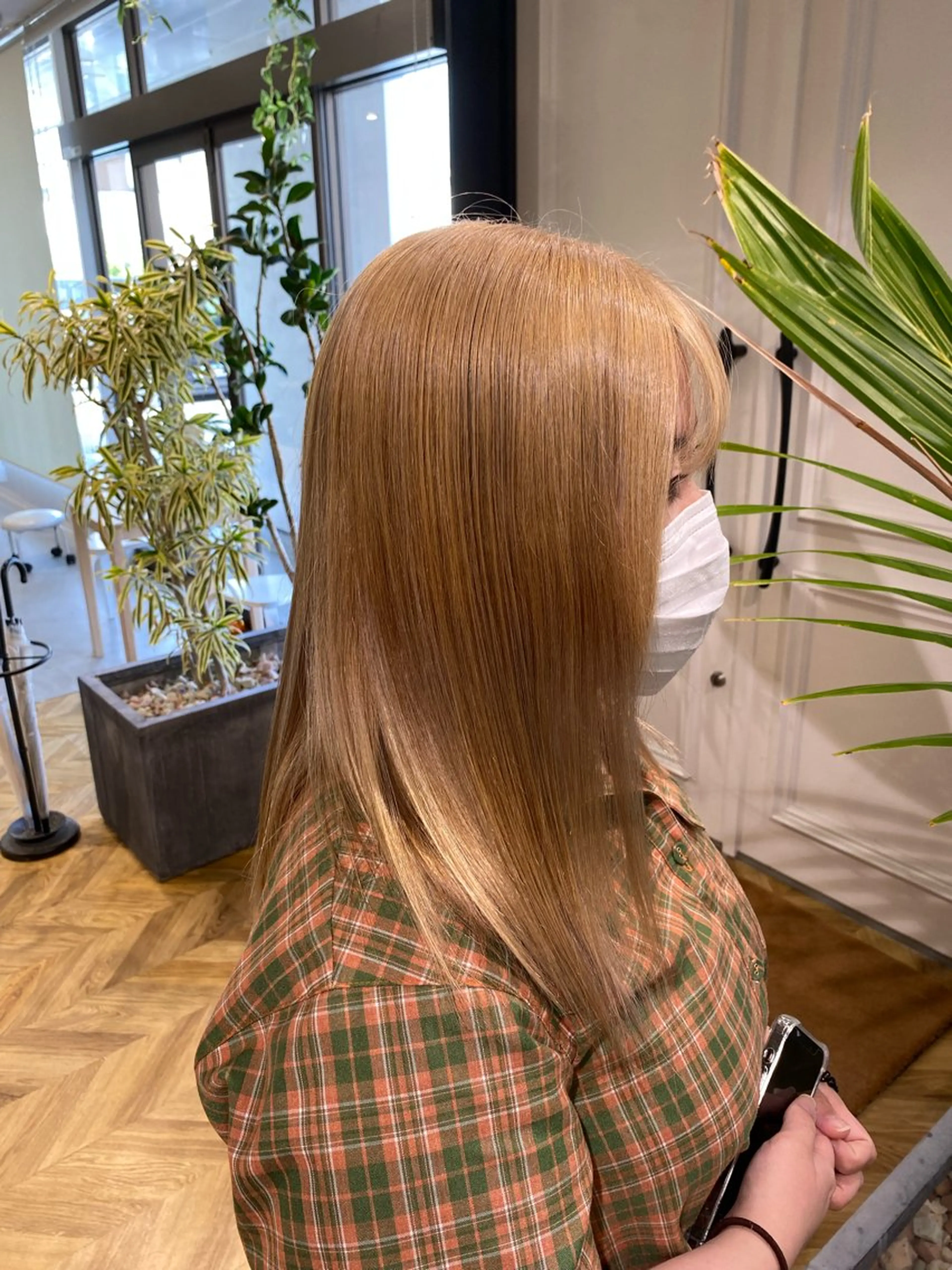 セミロング カラー ヘアカラー yate'/ Wカラー/小出捷也のヘアスタイル