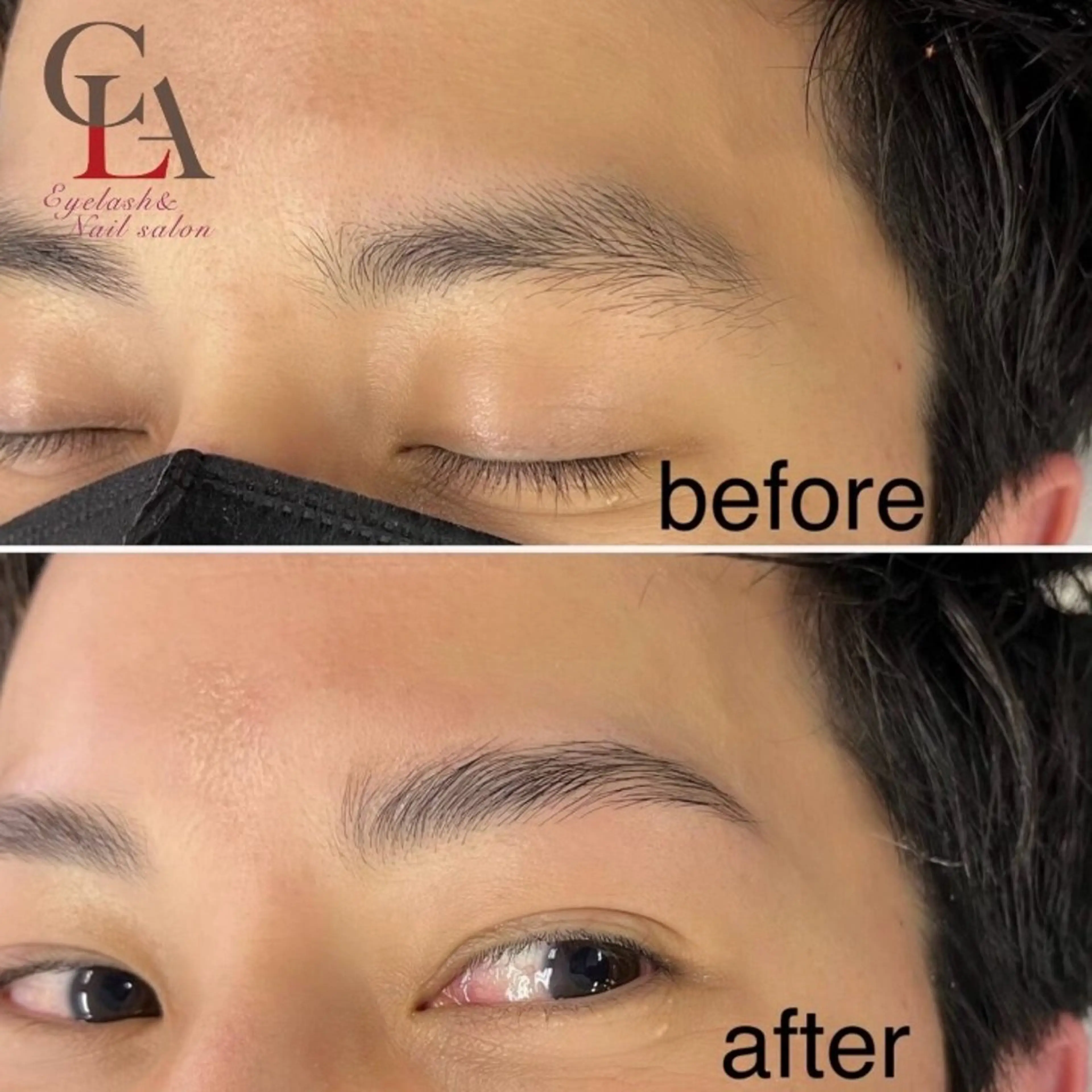 メンズ アイブロウ メンズアイブロウ crealaLuce 下関店のマツエク・マツパデザイン