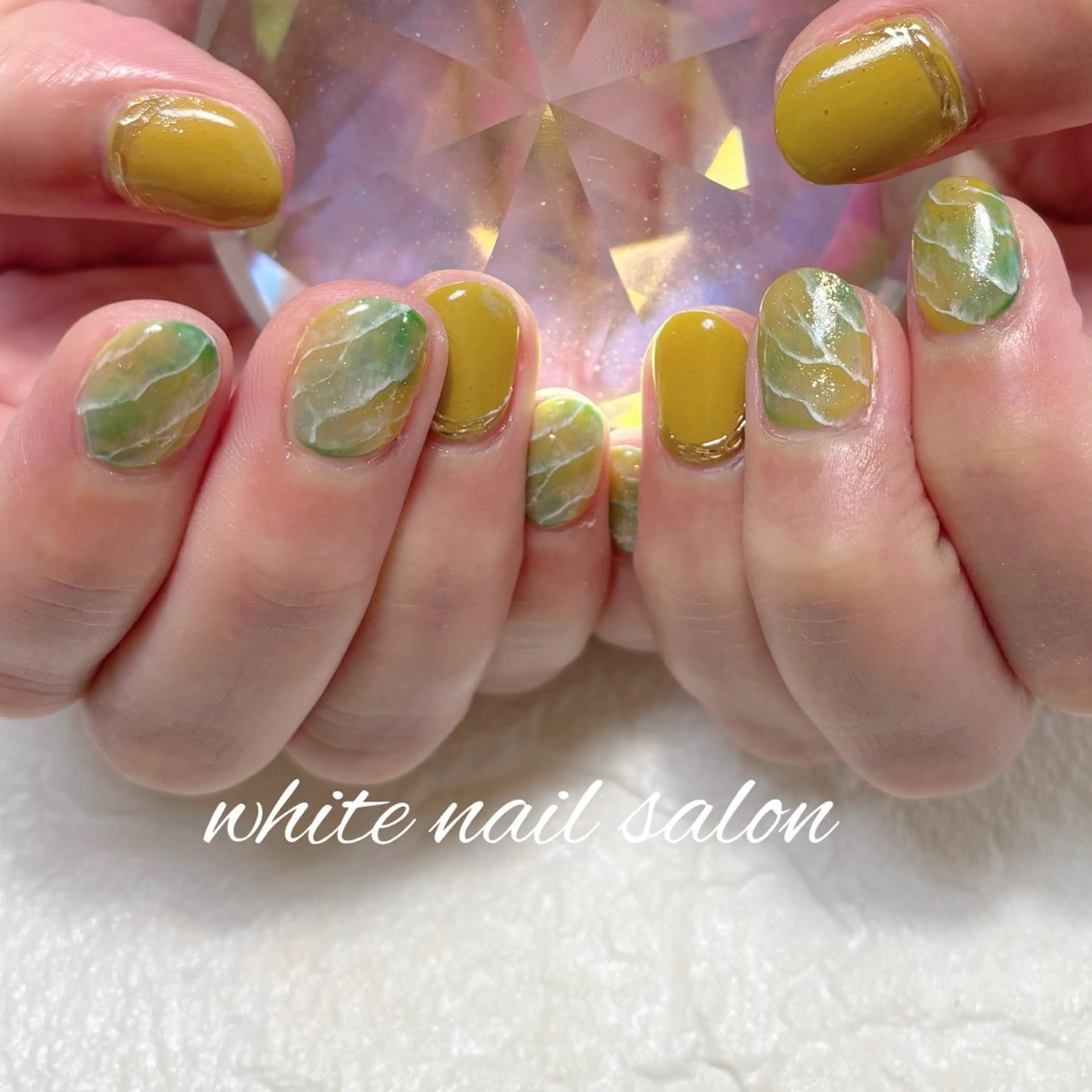 ネイル フットネイル ハンドネイル white nail salonのネイルデザイン