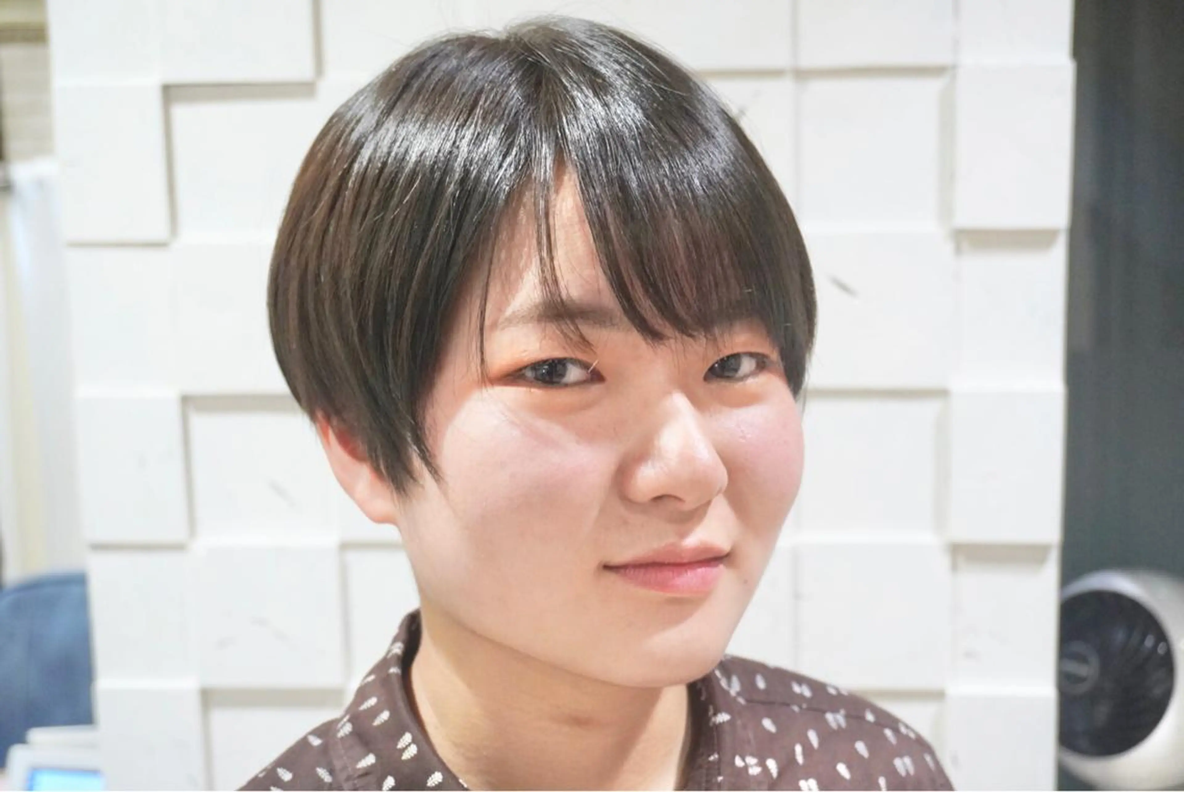 ヘアドネーションカット+カラー+撮影　ヘアスタイルはモデル様のご希望に合わせますの写真