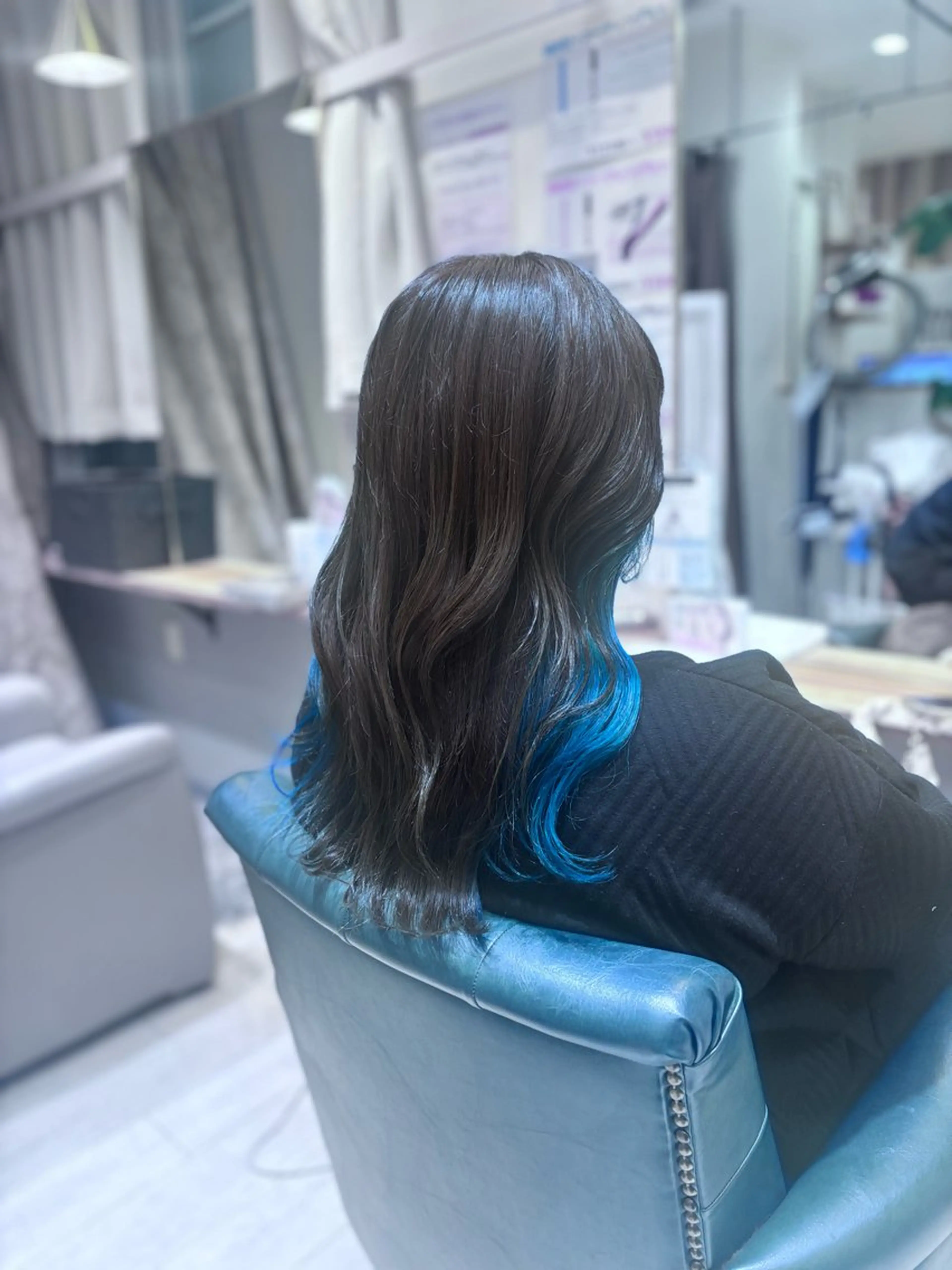 ロング カット ヘアカラー laffin❁ななみ /パーマスタイルのヘアスタイル