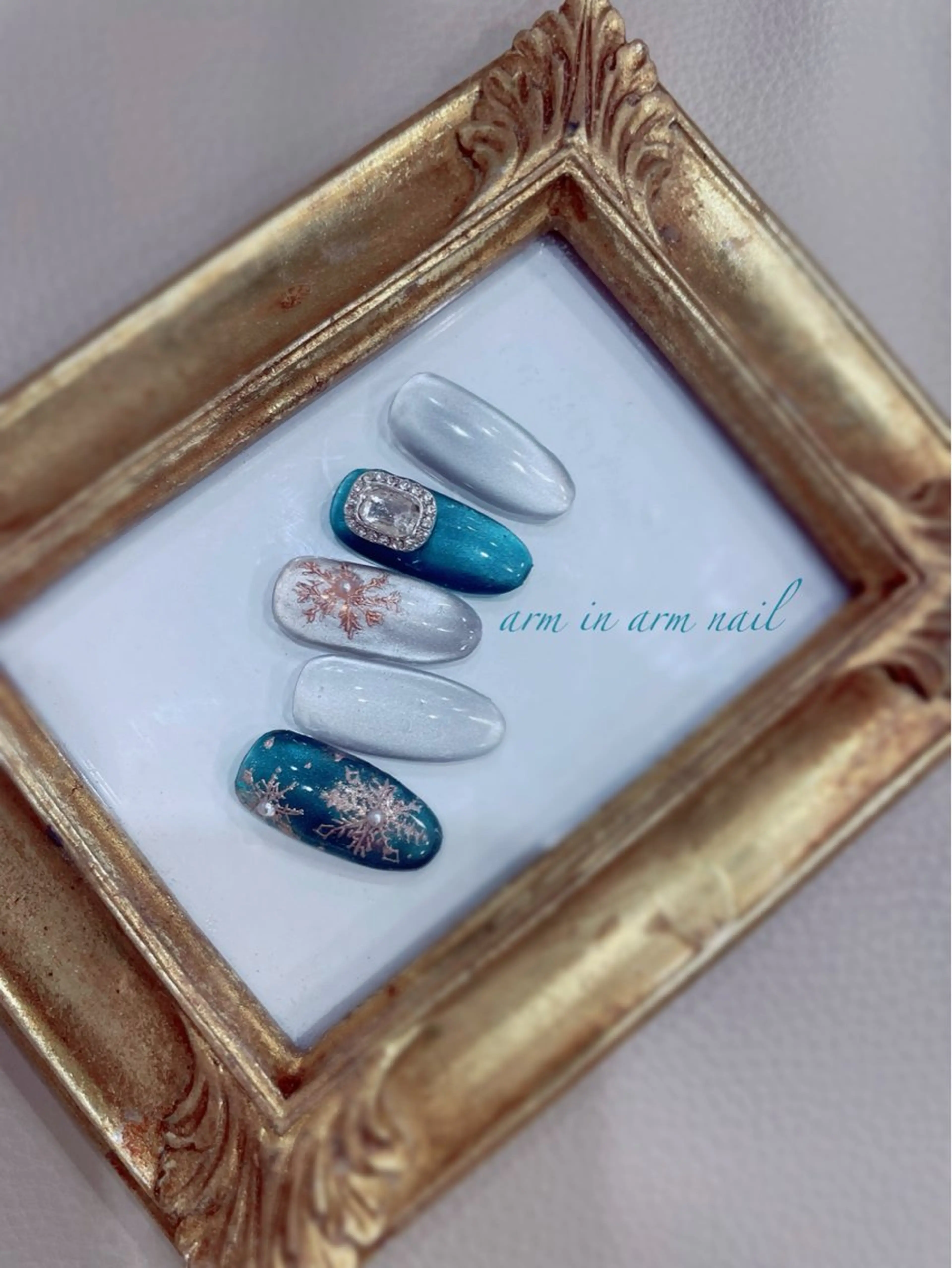 ネイル arm in arm ︎✿Yamamotoのマツエク・マツパデザイン