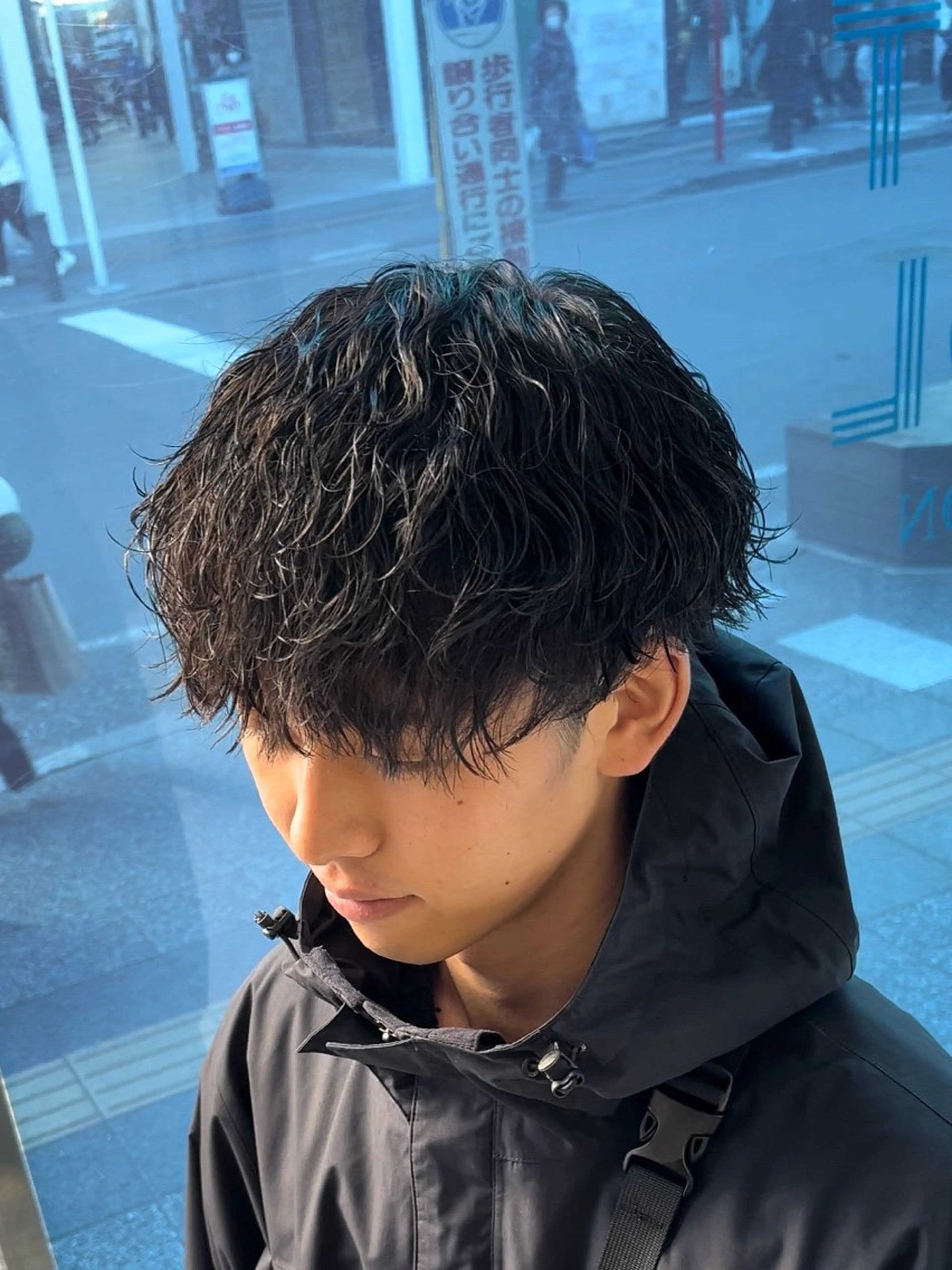 パーマ メンズ メンズパーマ ツイストスパイラルパーマ 波巻きパーマ スパイラルパーマ 【メンズ特化】 寺田遥輝のヘアスタイル