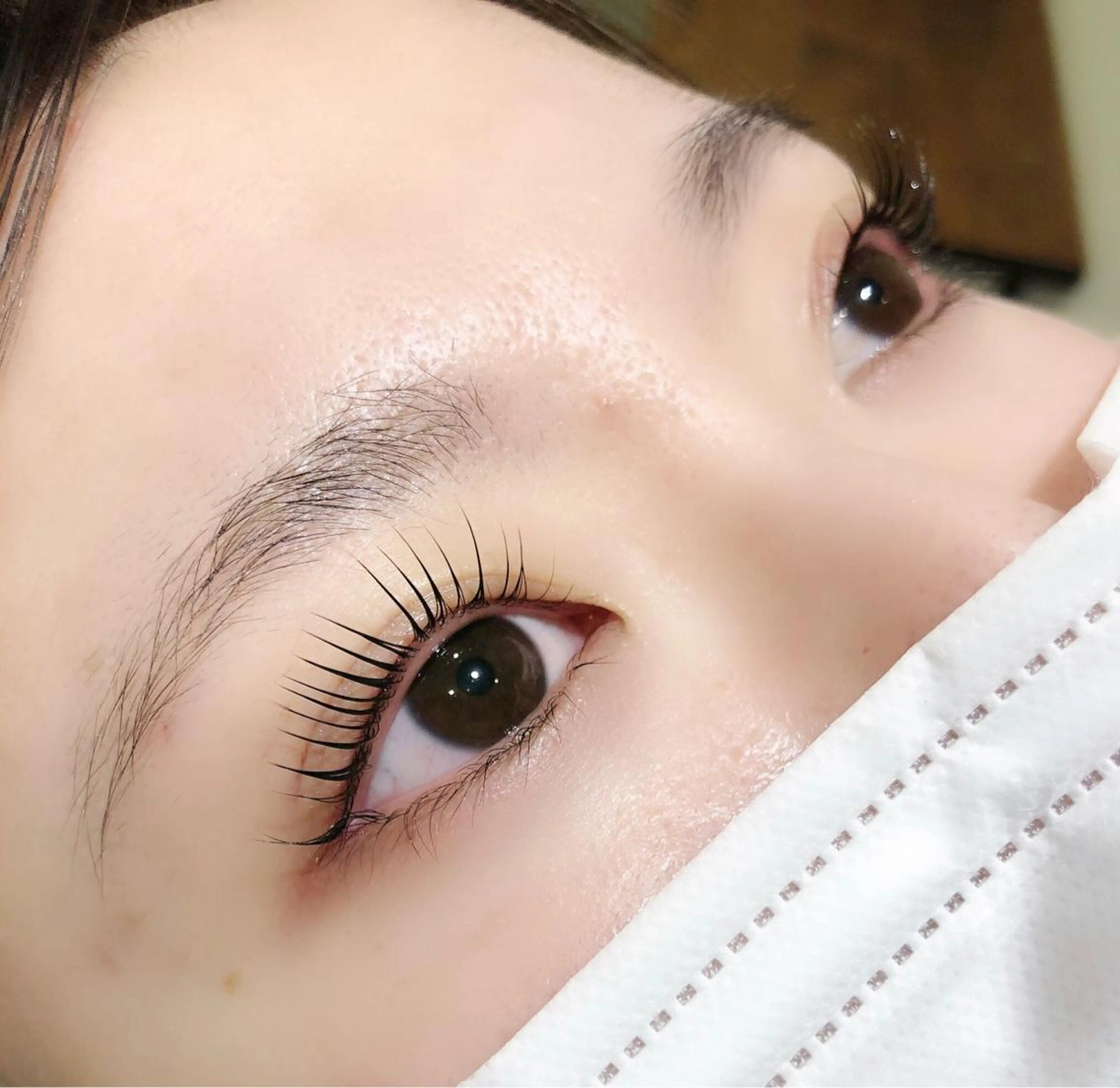 マツエク・マツパ パリジェンヌラッシュリフト 一重×まつ毛パーマ Hair&Make Nahoのマツエク・マツパデザイン