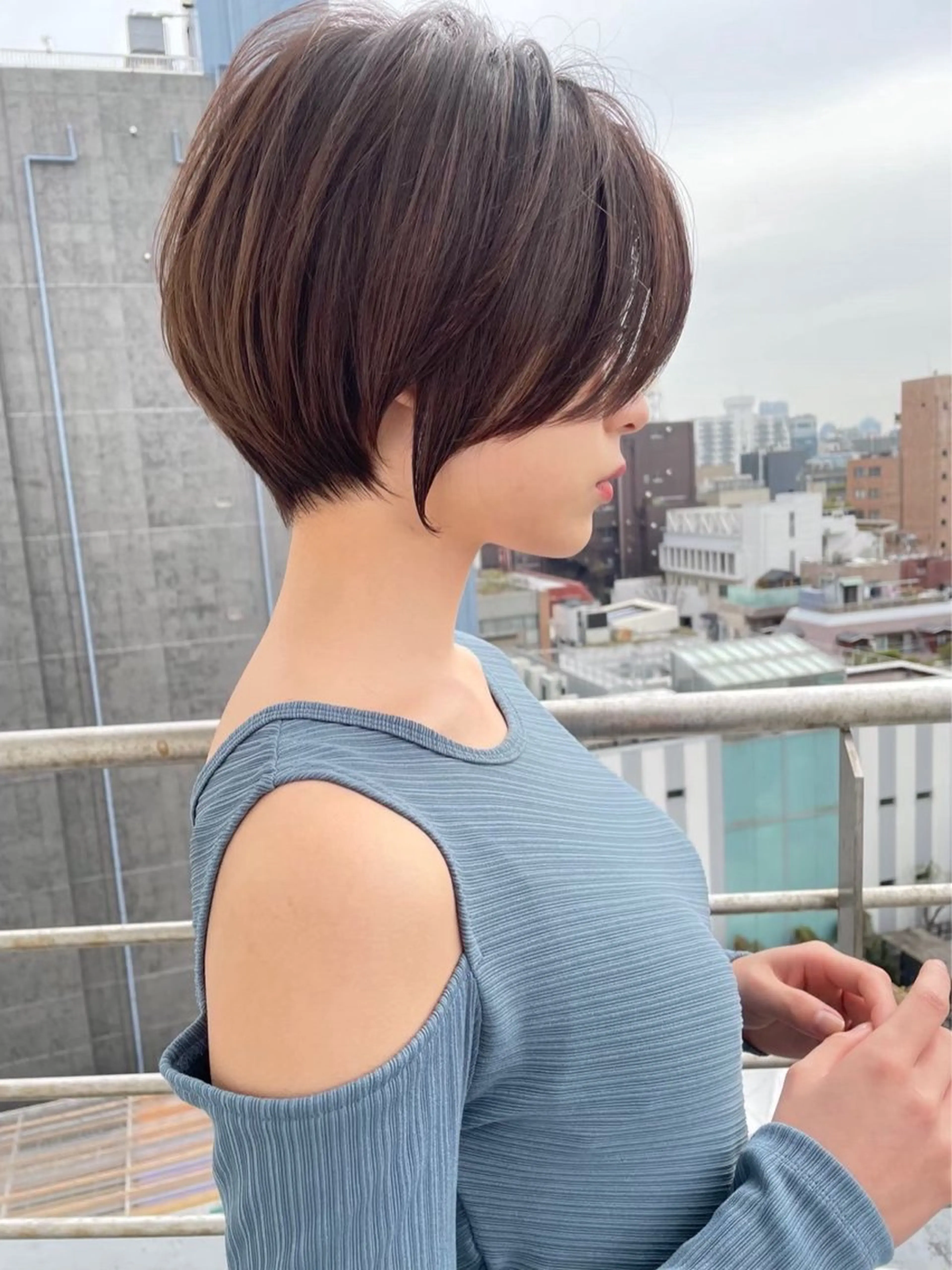 ショート レイヤー/髪質改善/ 美髪矯正/手塚凌のヘアスタイル