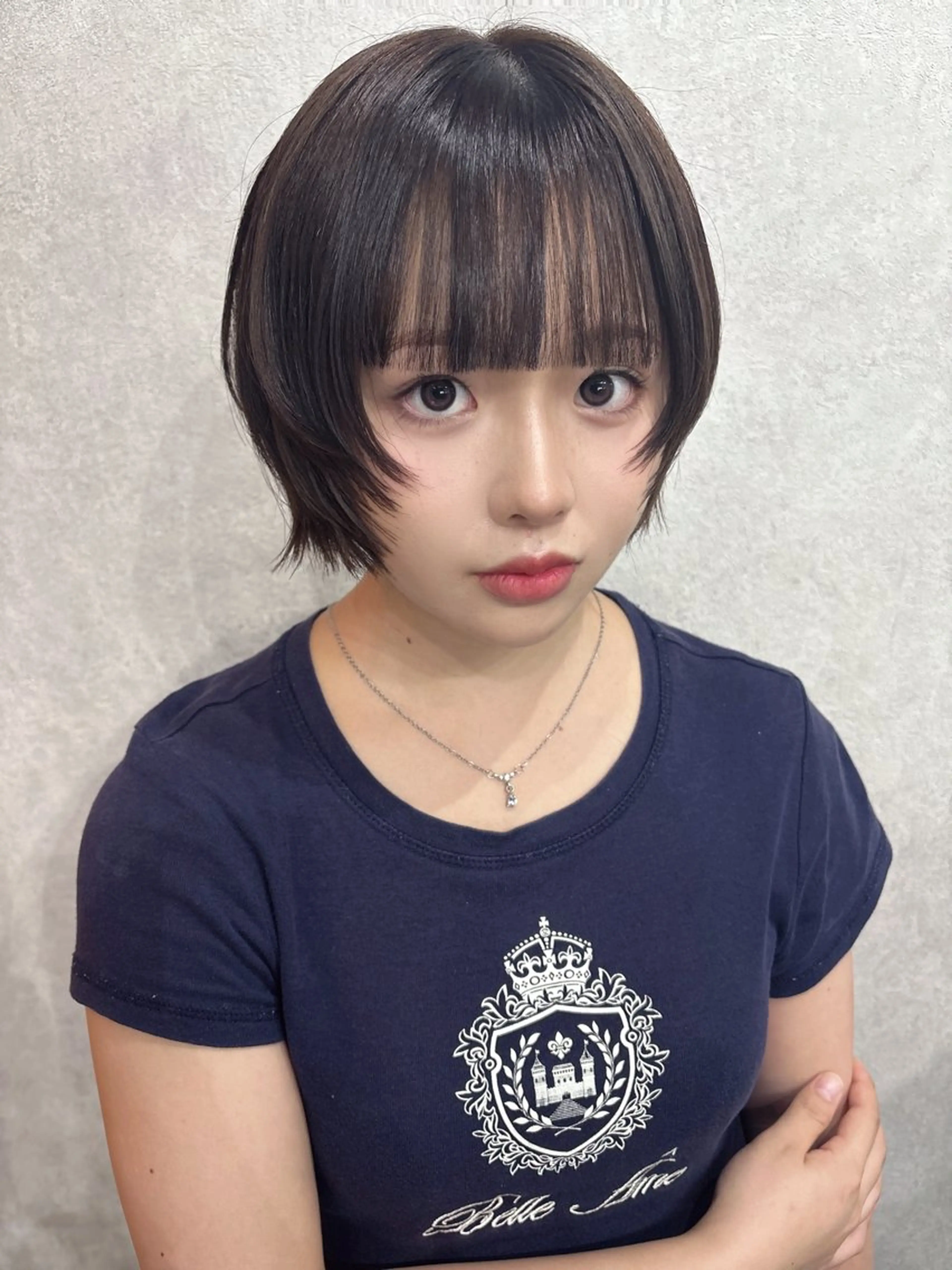 ショート カット トリートメント maya レイヤーカットのヘアスタイル